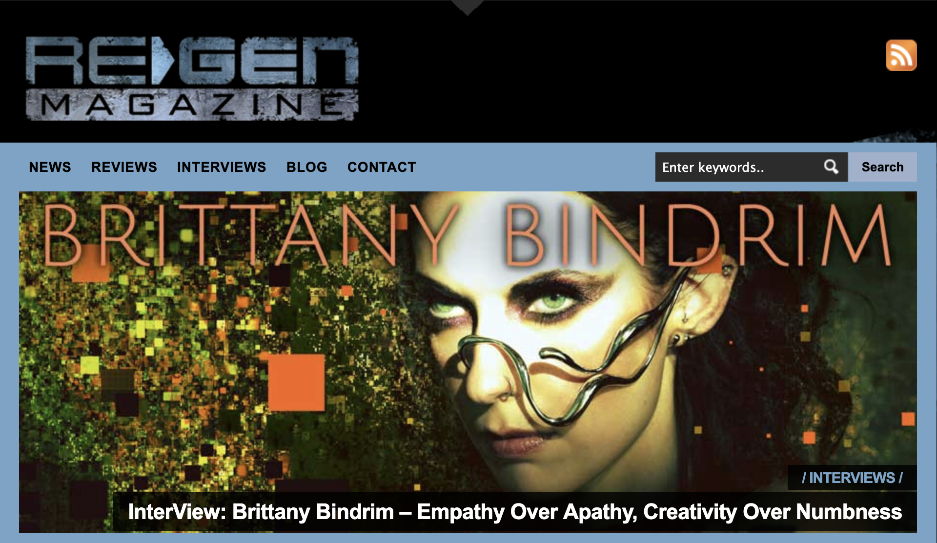 InterView: Brittany Bindrim – Empathy Over Apathy, Creativity Over Numbness