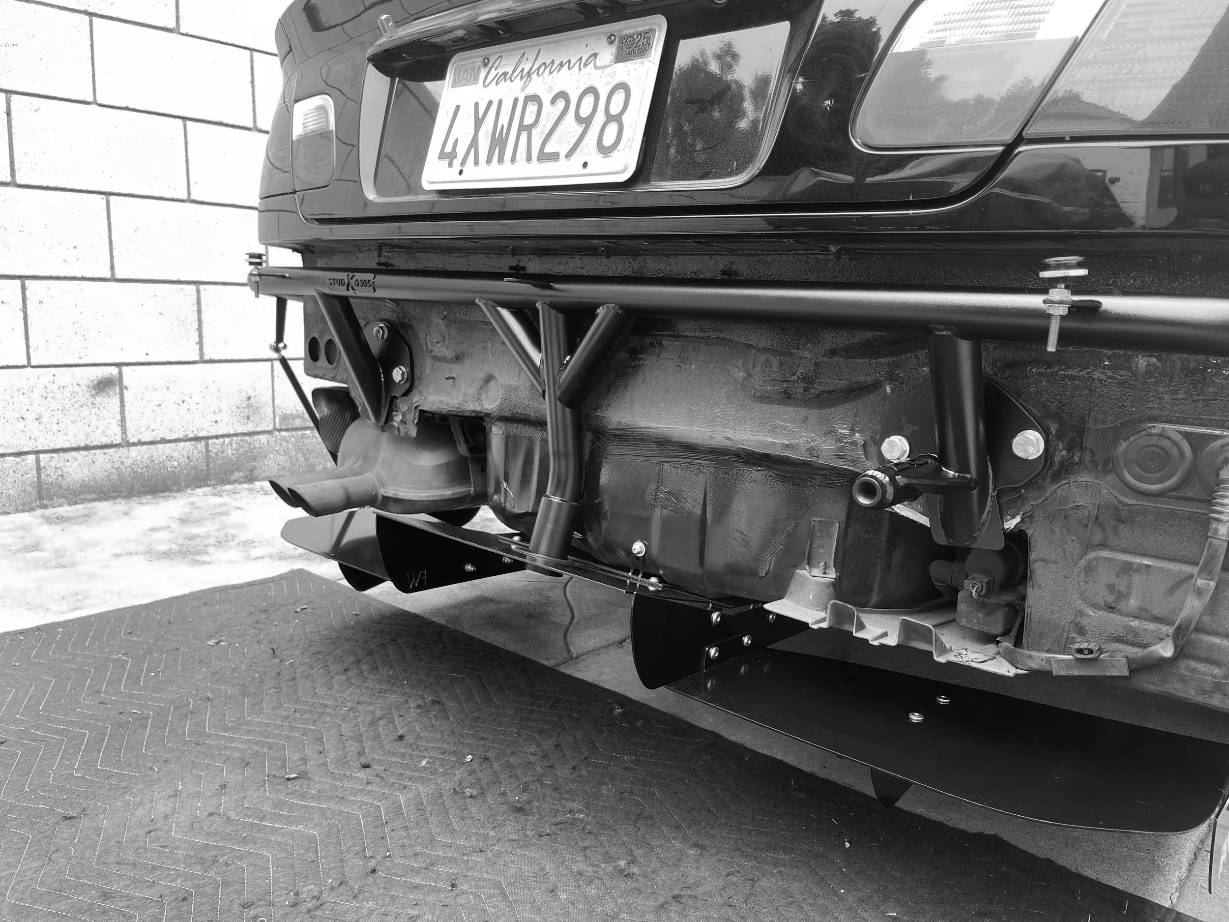E46 REAR BASH BAR AND DIFFUSER