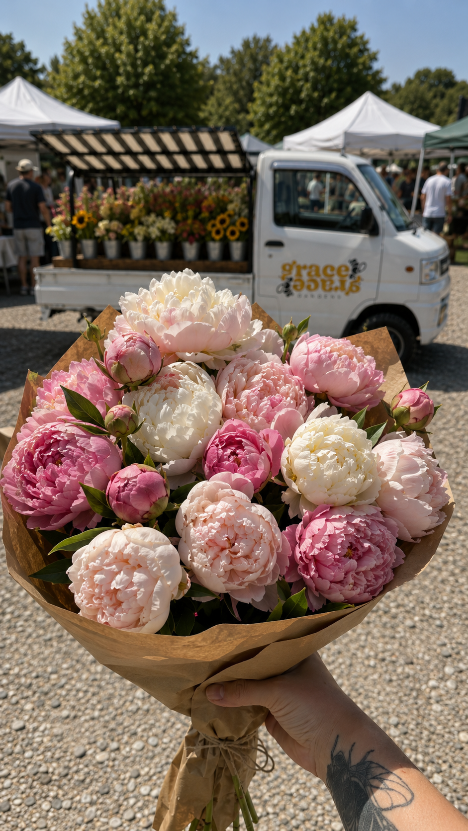 Stem bar flower truck package Kansas City