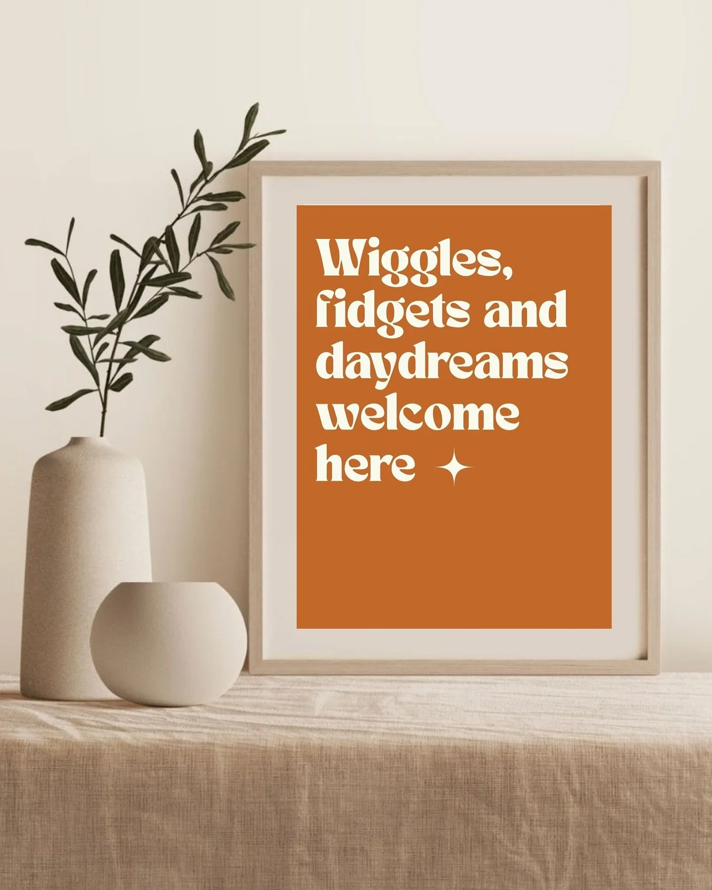 For the ones who can&rsquo;t sit still, who fidget, doodle, and daydream mid-sentence &mdash; these are for you.

Because your beautiful, busy mind is wonderful ❤️

New prints drop on 9th May &mdash; make space on your wall 

#BusyMindClub #WhimsyOnT