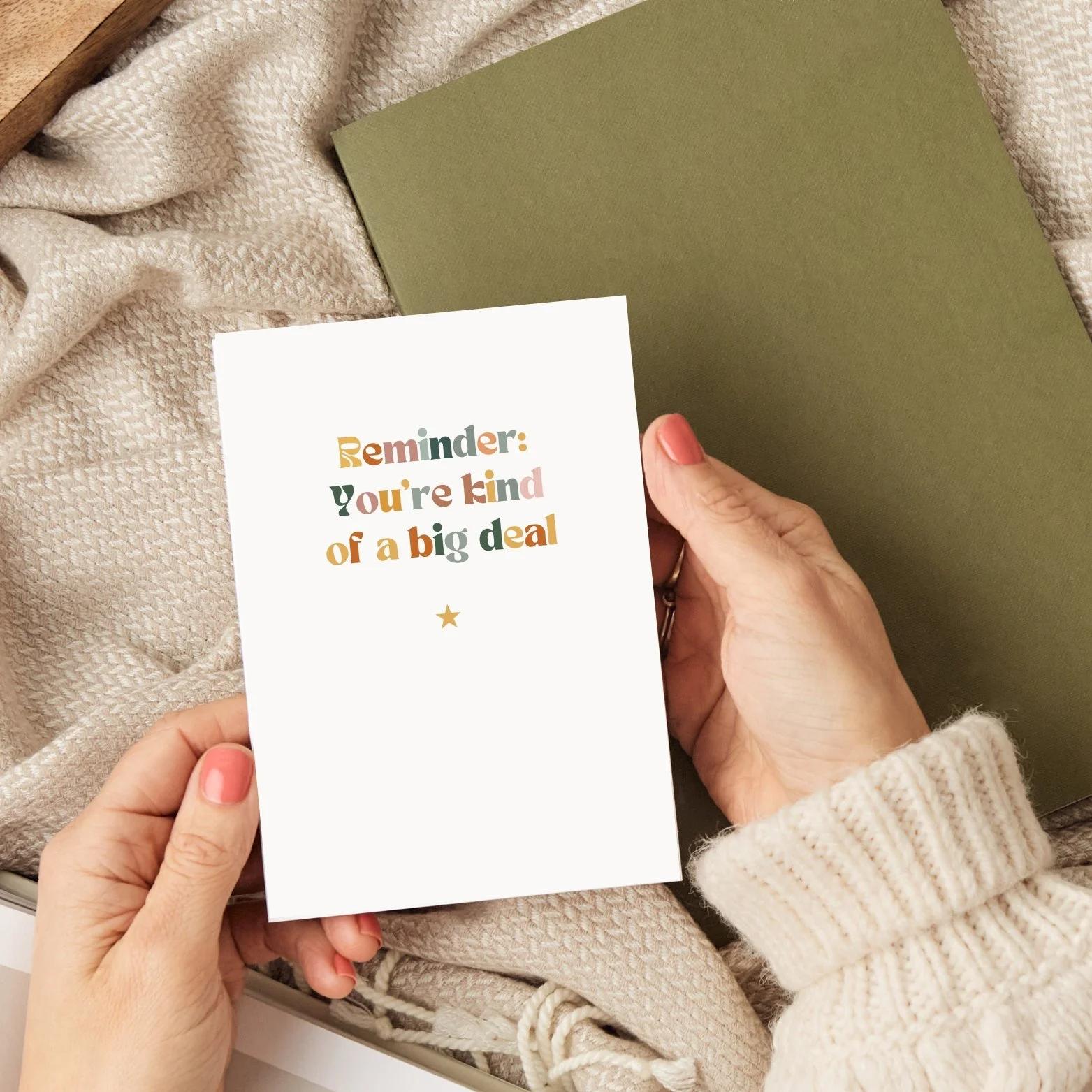 You're Kind of a big deal - A6 Card