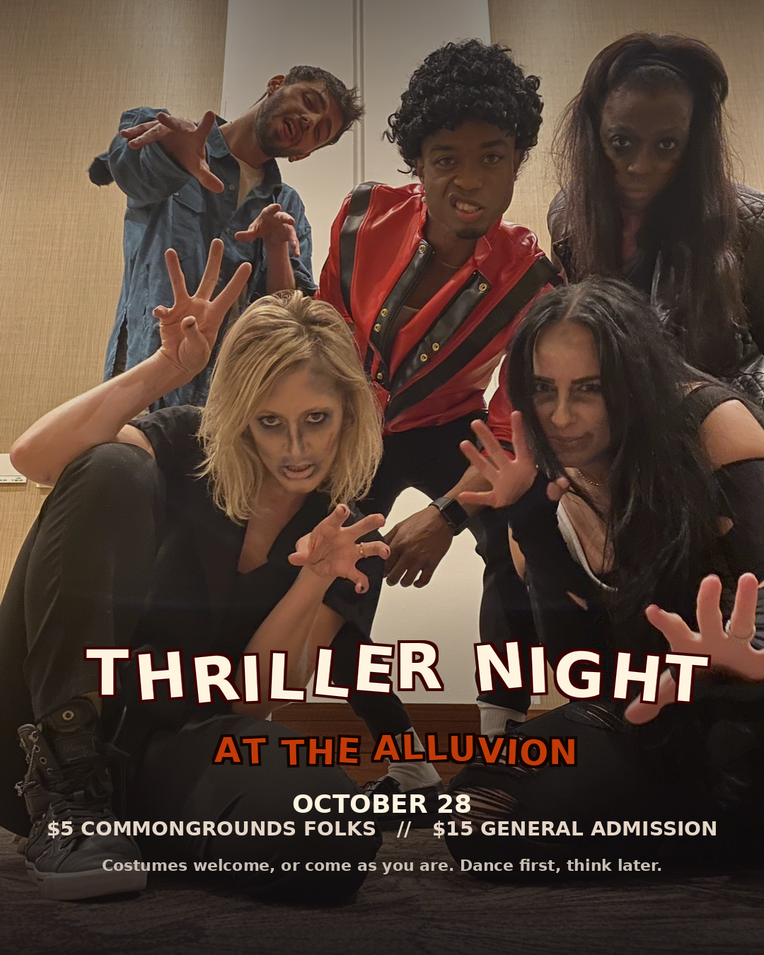 Wellness Wednesdays Dancing @ The Alluvion with Amelia - “Thriller Night”