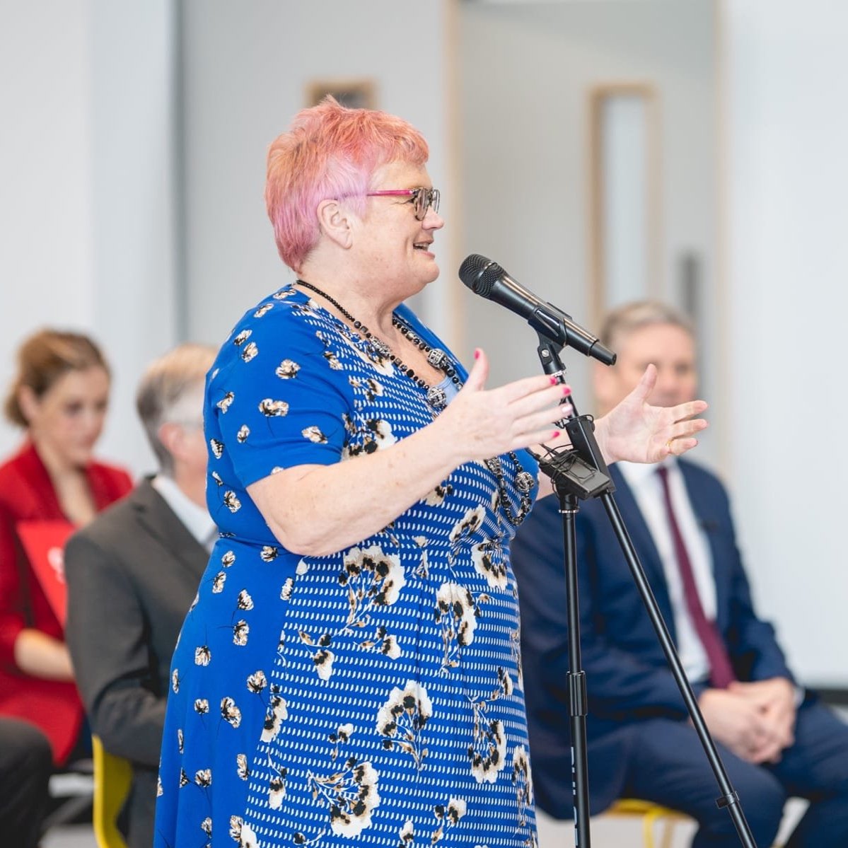 Carolyn speaking at Welsh Labour's Local Elections 2022 launch