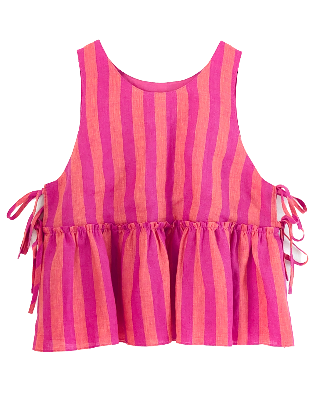 Daisy Side Tie Top - Circus Stripe - 1.png