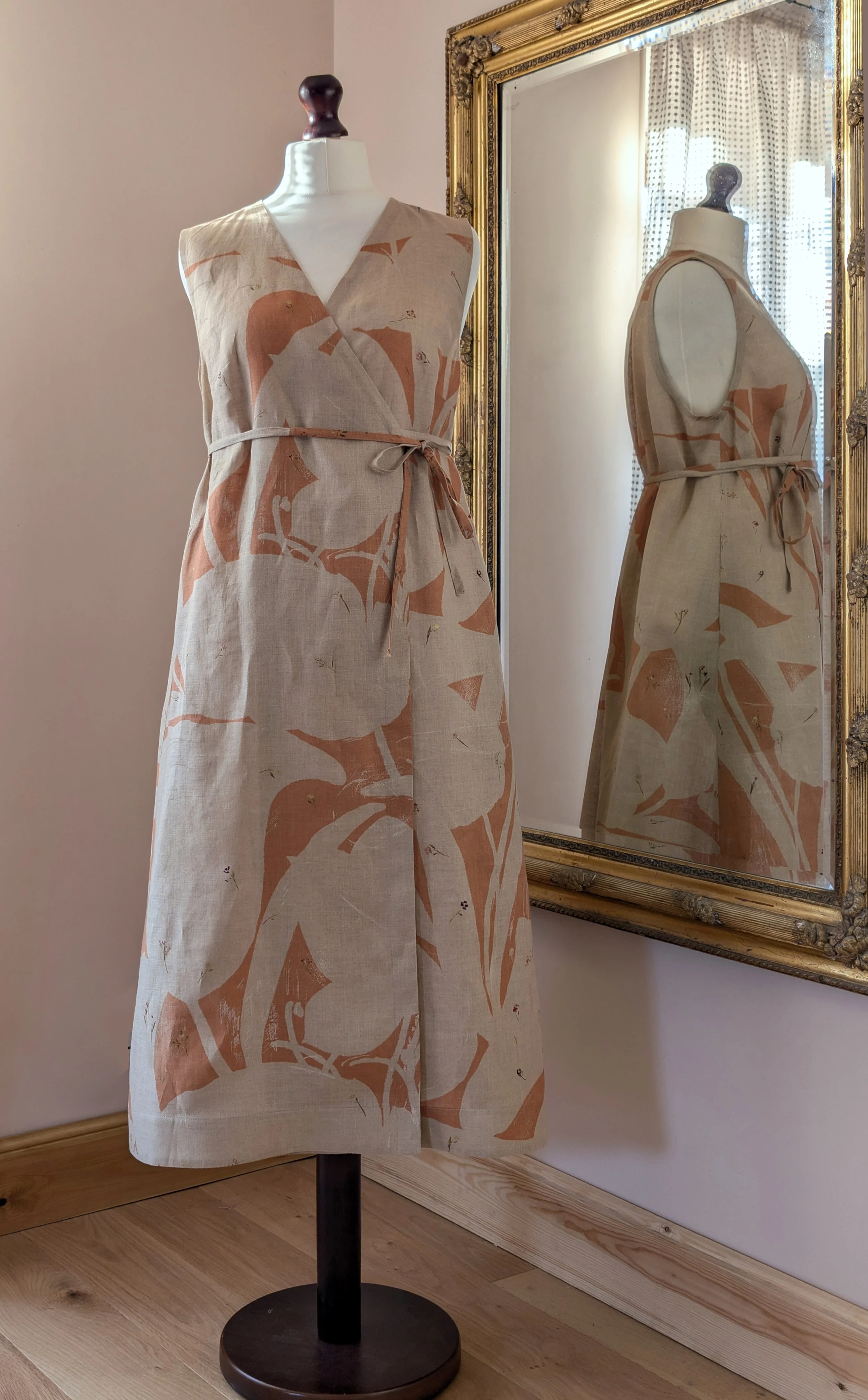 momo wrap dress peach 1.jpg