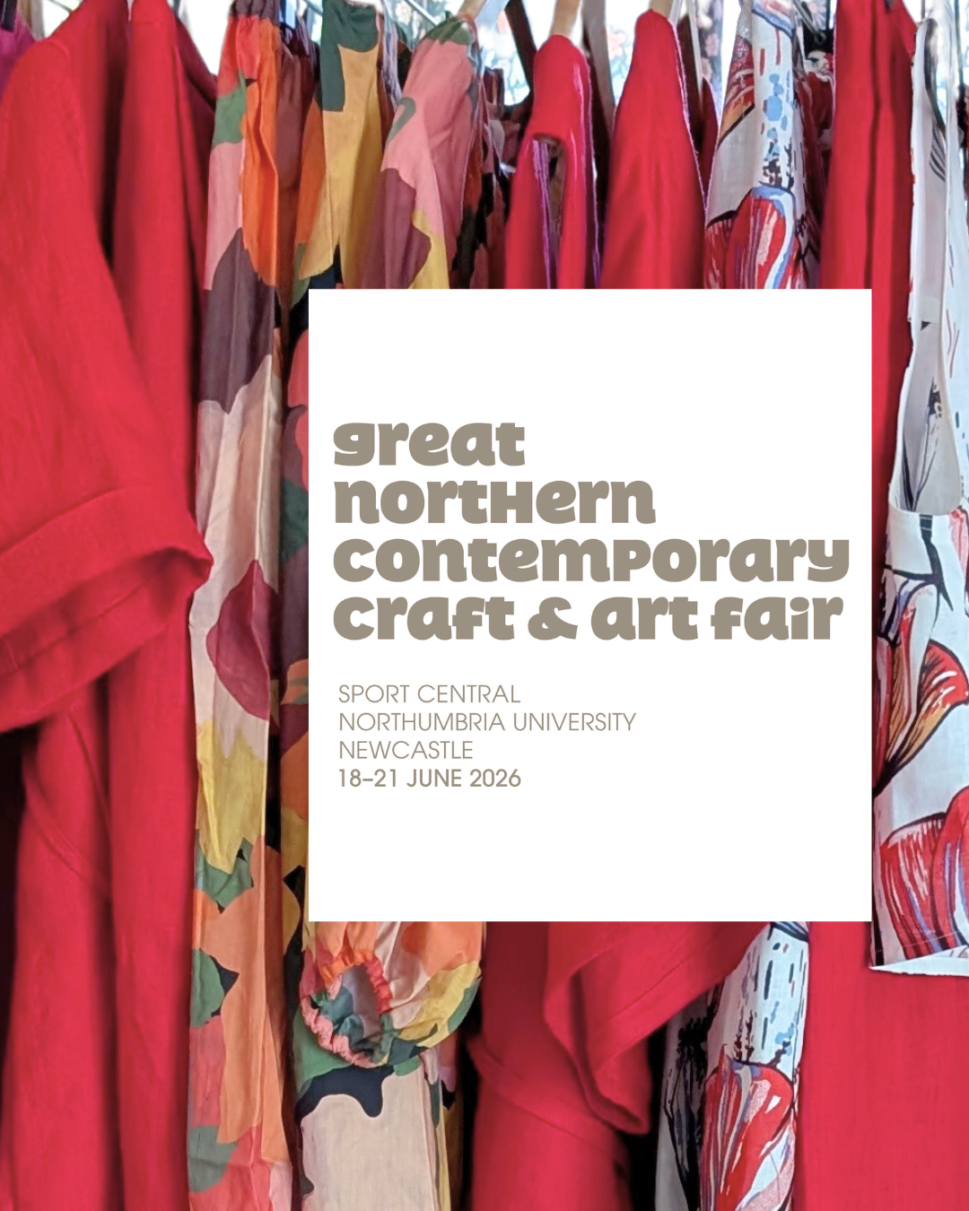 great northern contemporary craft and art fair poster