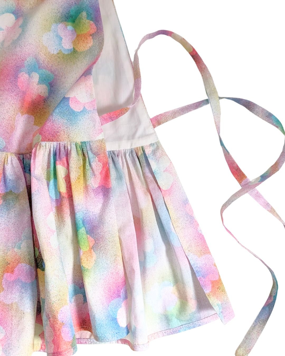 peek at the inside of the neon daisy top