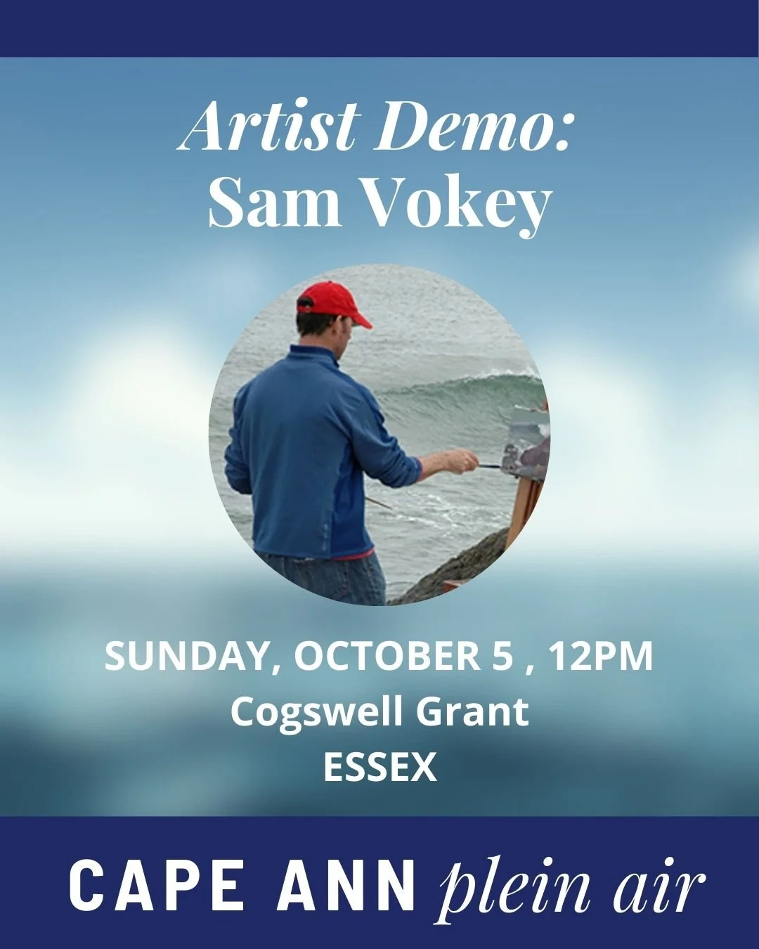Painting Demonstration with Sam Vokey at Cogswell Grant, Essex