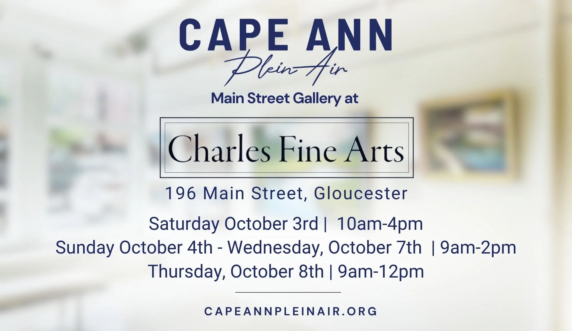 Main Street Open Gallery at Charles Fine Arts
