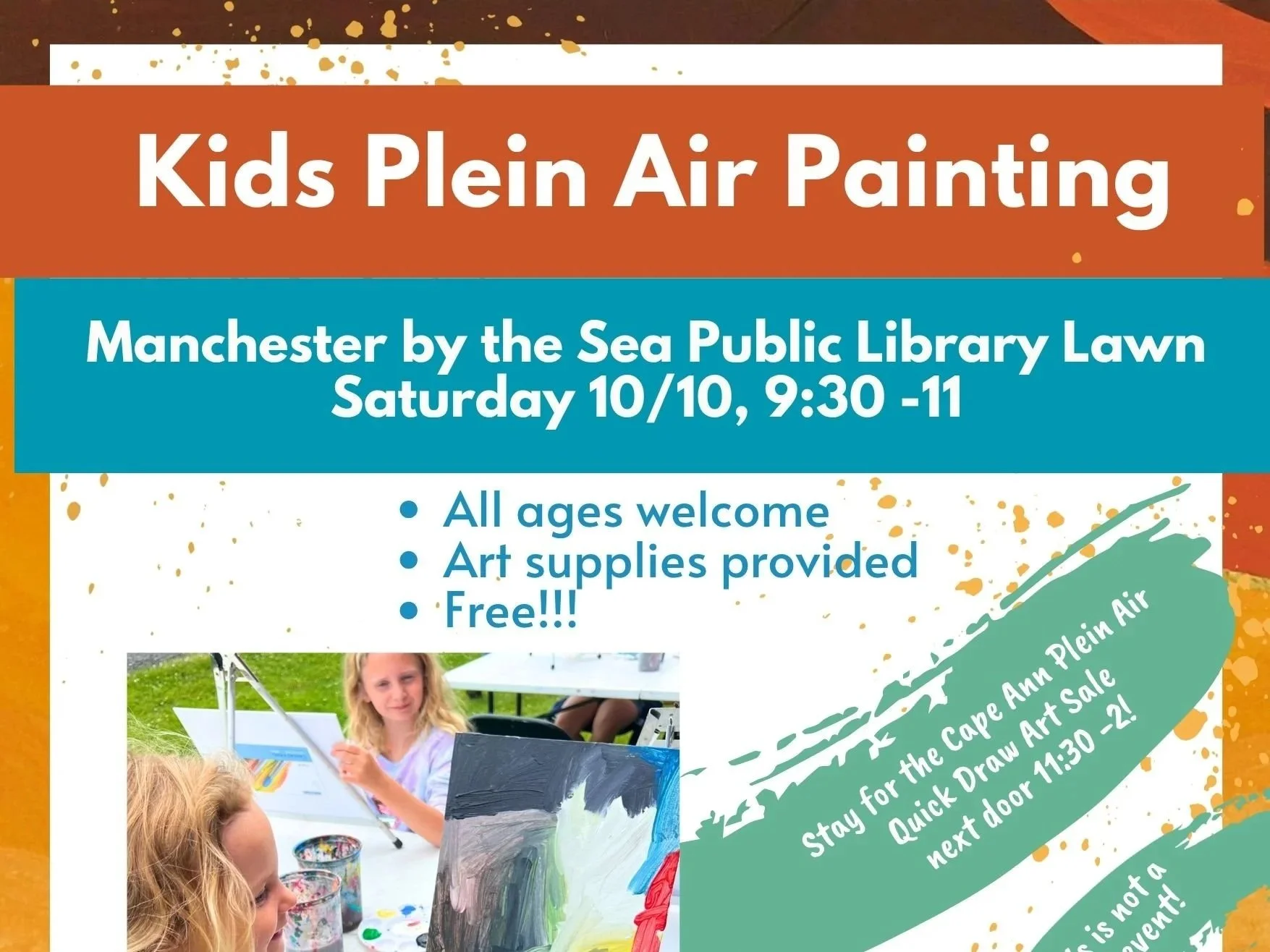 Kids Plein Air Painting