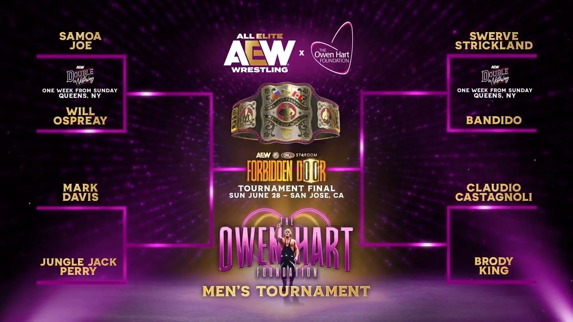Ανακοινώθηκαν τα brackets για το Owen Hart Foundation Tournament 2026