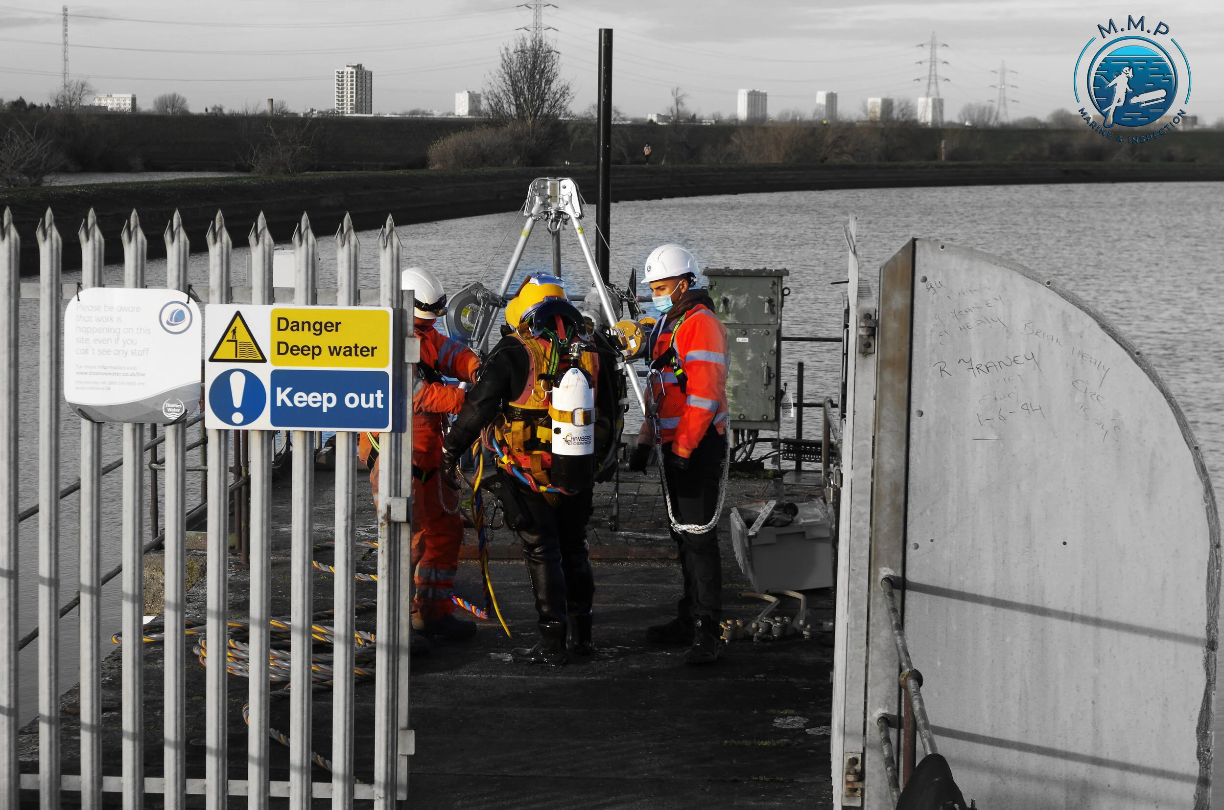 Key workers keeping the water industry safe and secure.