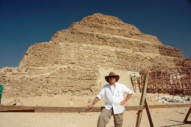 Egypt - Giza - Jerry in front of oldest pyramid.jpeg