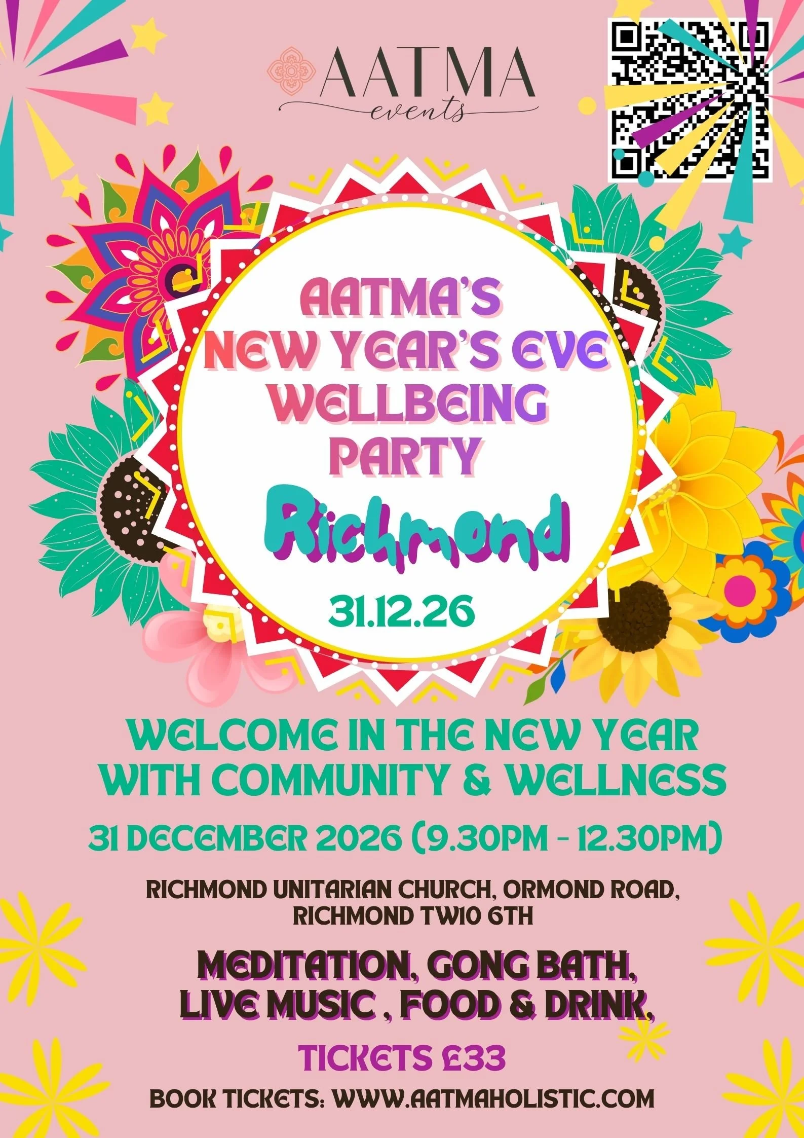 Aatma's New Year's Eve Soulful Gathering Party, Richmond 