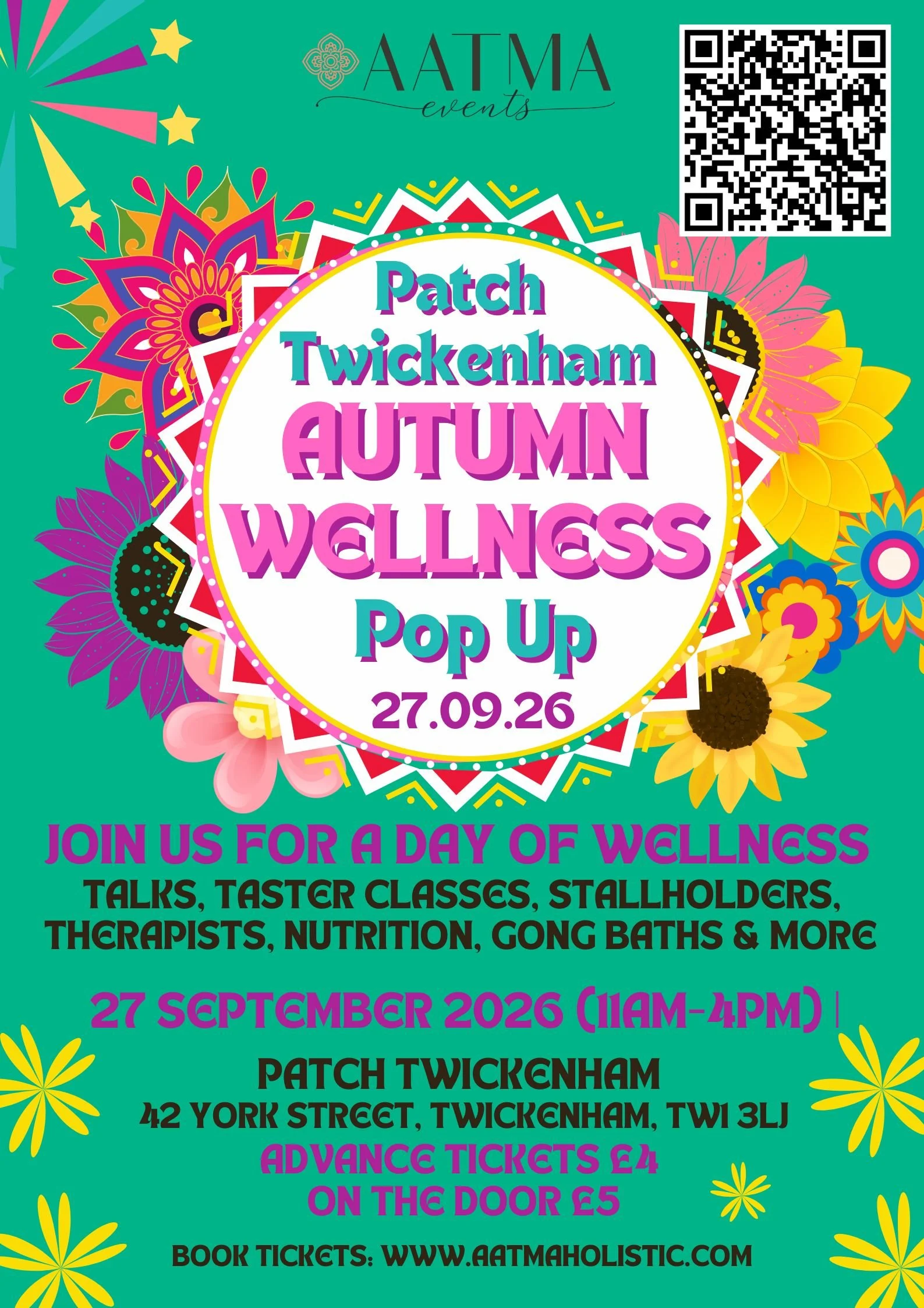 Autumn Wellness Pop Up at the Patch Twickenham