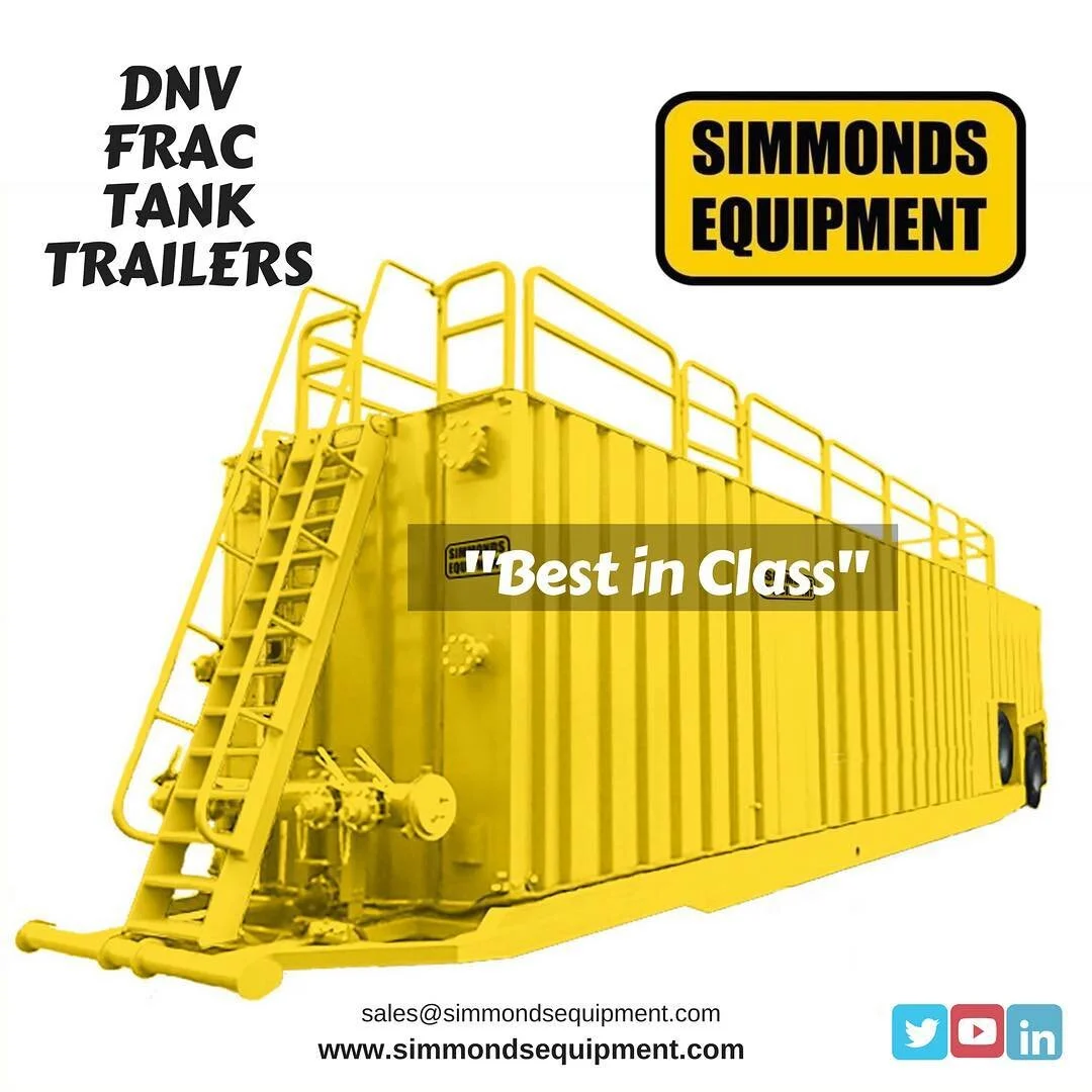 ▪️Simmonds Equipment's &quot;Best in Class&quot; DNV Frac Tank Trailers ▪️
.
.
.
#oilandgasindustry #shale #unconventionals #simmondsequipment #fractank #blackandyellow