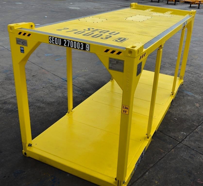 EQUIPMENT FRAME 

☑️We build equipment frames for many applications. 

Offshore or onshore. Small machinery, truck chassis mount, helicopter deployed or full CSC plated units.

☑️Available in Standard or High Cube dimensions

☑️DNV 2.7-1 / ISO 10855 