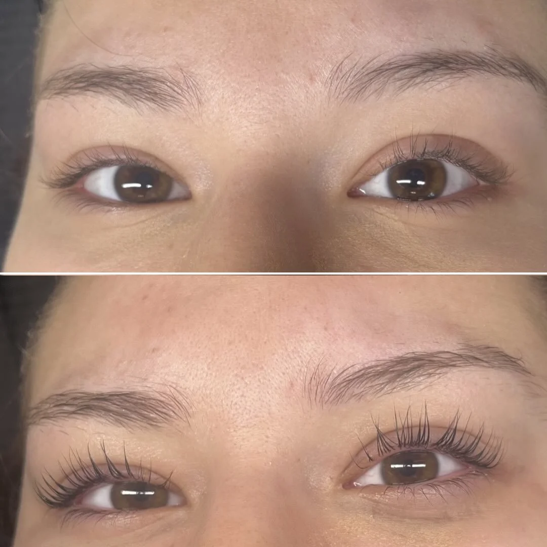 Lash lift + tint = effortless every morning 🤍