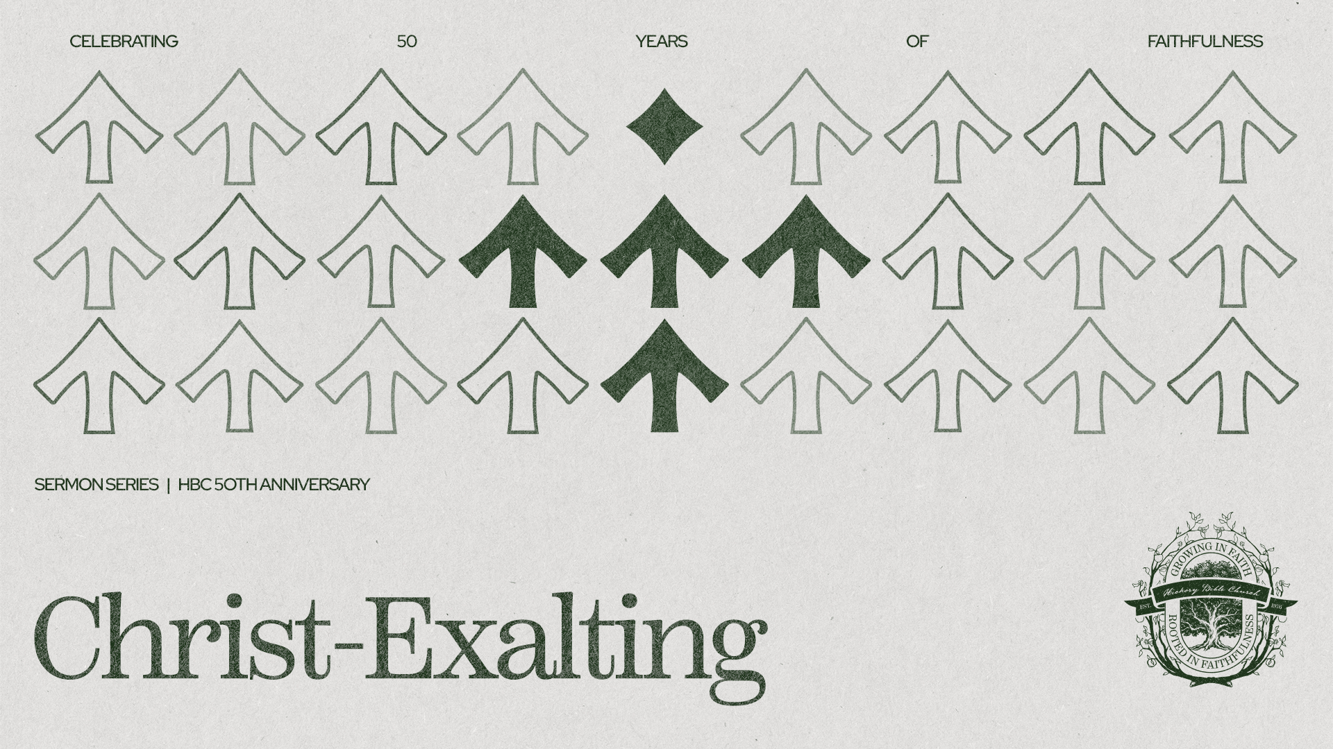 VALUES &amp; VISION: CHRIST-EXALTING