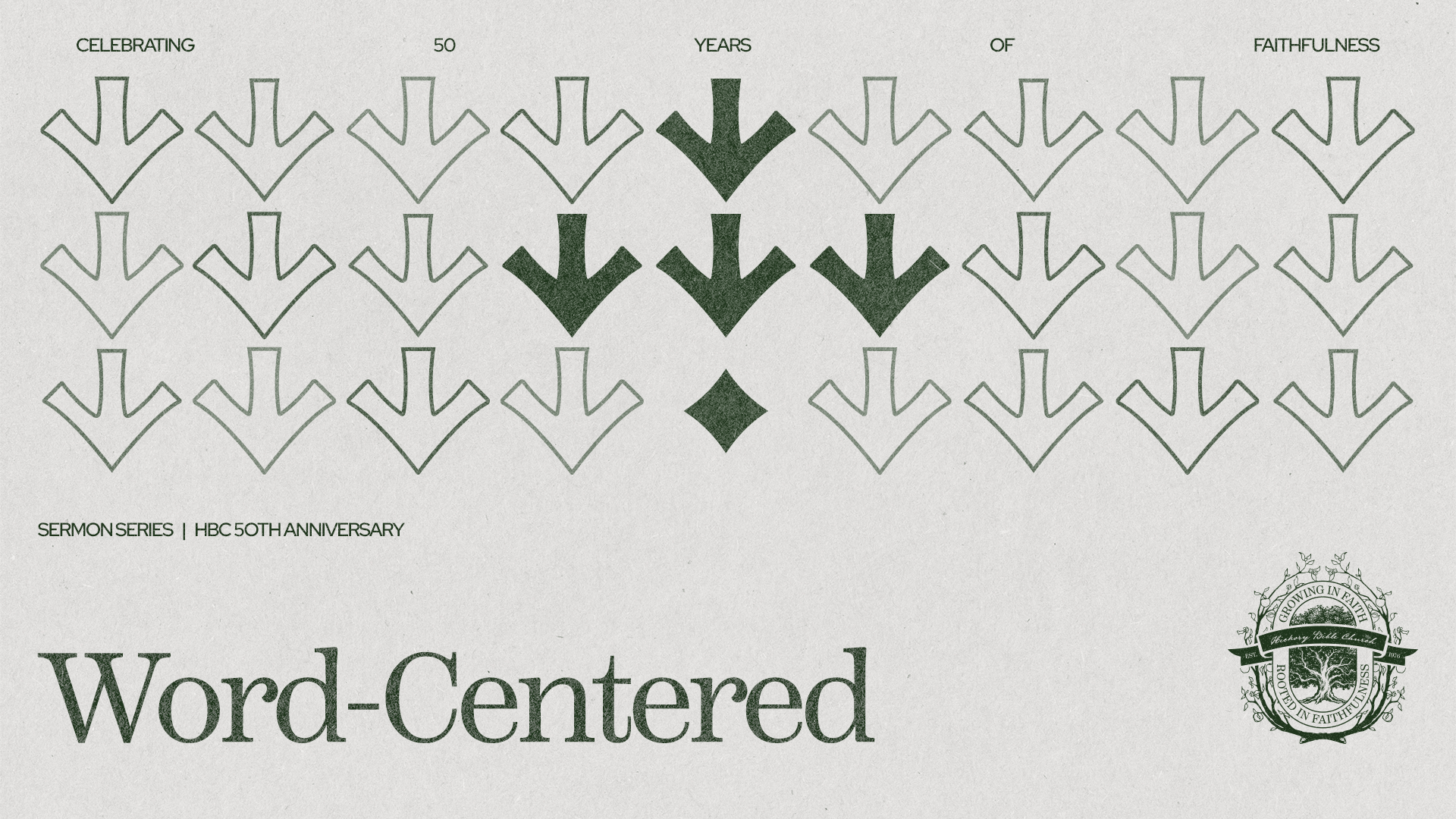 VALUES &amp; VISION: WORD-CENTERED