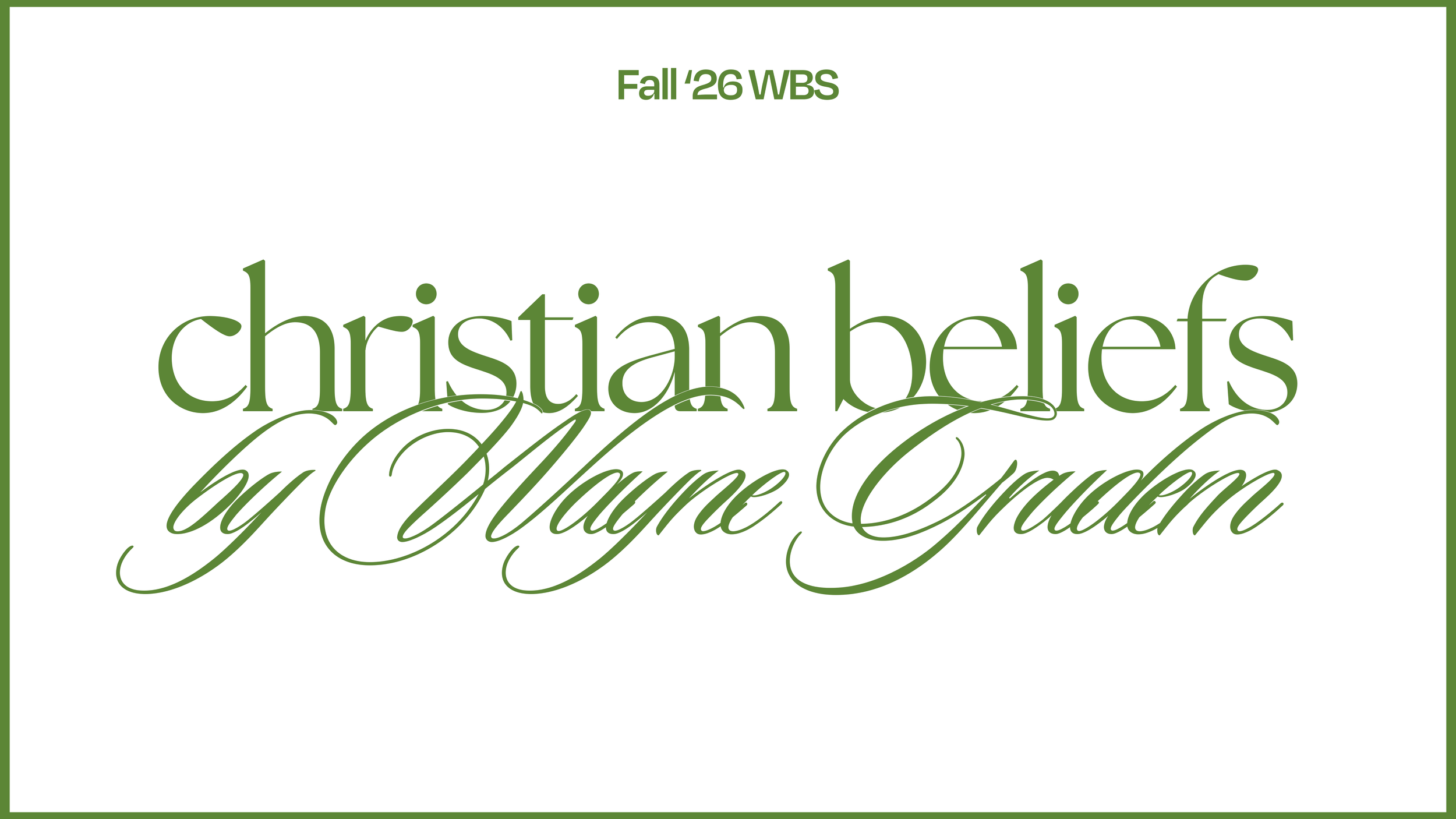 Christian Beliefs: Week 3