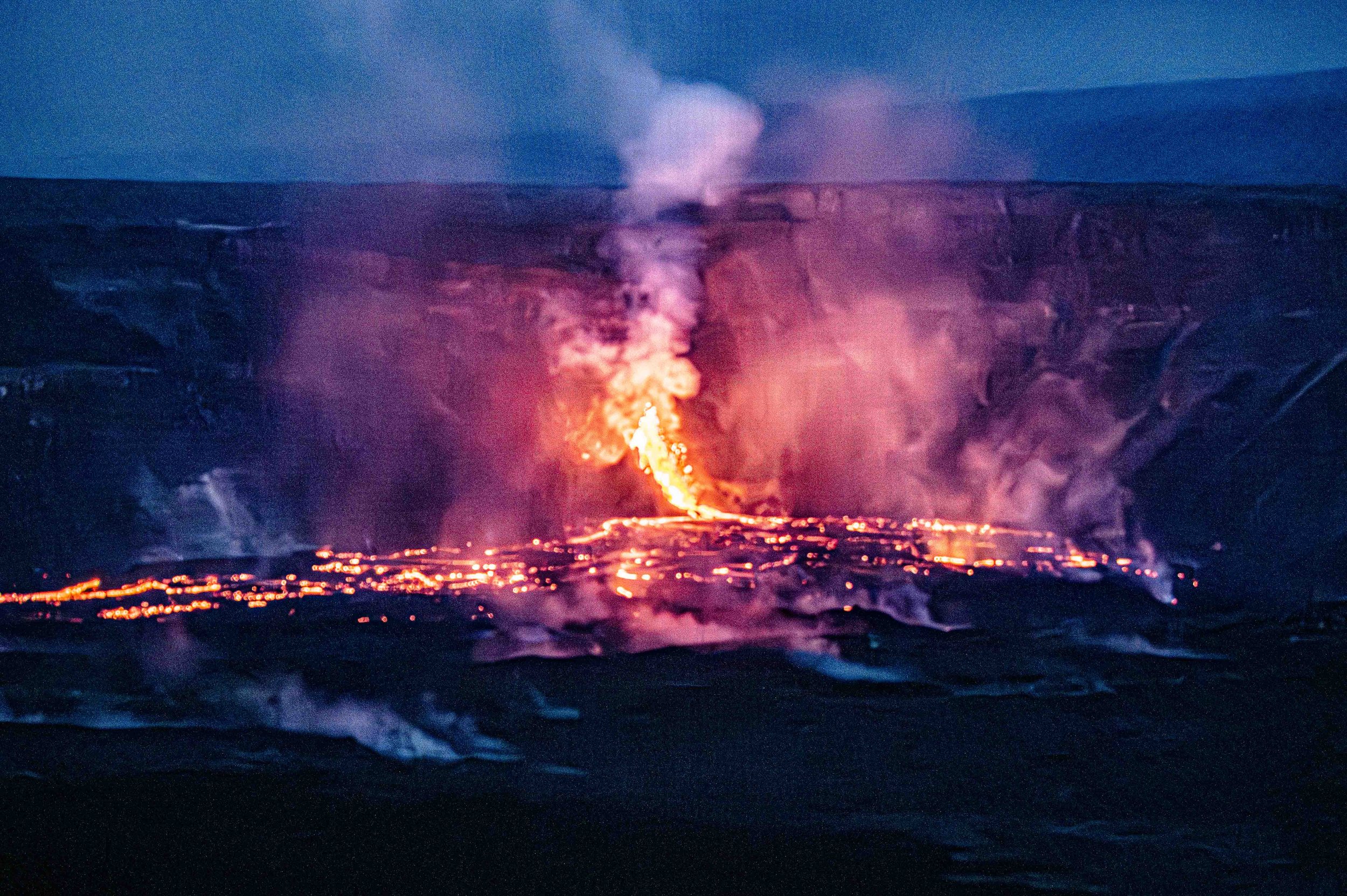 Pre Dawn Eruption