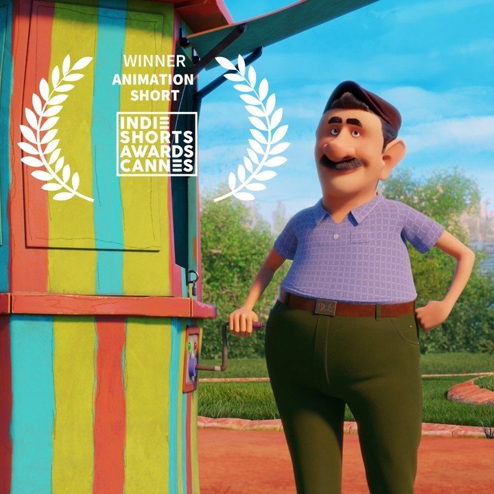 Wow! La Calesita acaba de ganar el premio al Mejor Cortometraje de Animaci&oacute;n en los @cannesindieshortsawards. 😲 🎊 &iexcl;Gracias a todos los que asistieron a las proyecciones y compartieron su amor por nuestro corto animado!
//
Wow!! La Cale