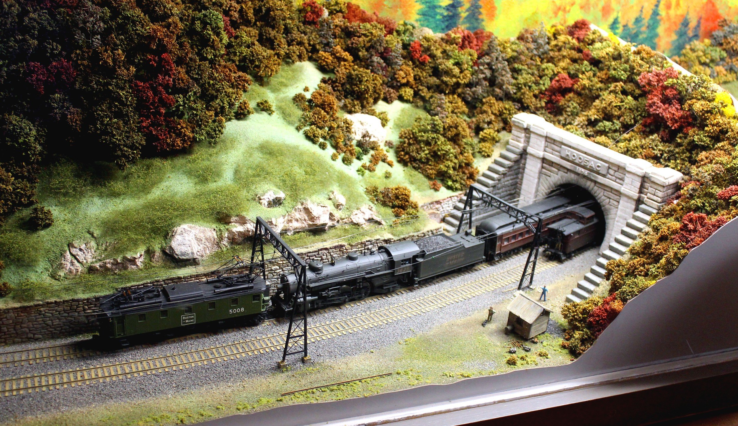  HO Model of west portal of Hoosac Tunnel. Heritage State Park Museum, North Adams, Mass., June 25, 2016. Photo taken and submitted by Mal Sockol. 