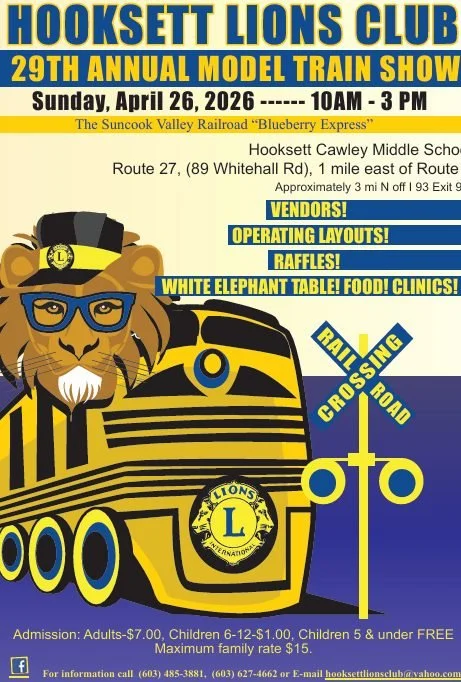 Hooksett, NH Train Show (Hooksett Lions Club)