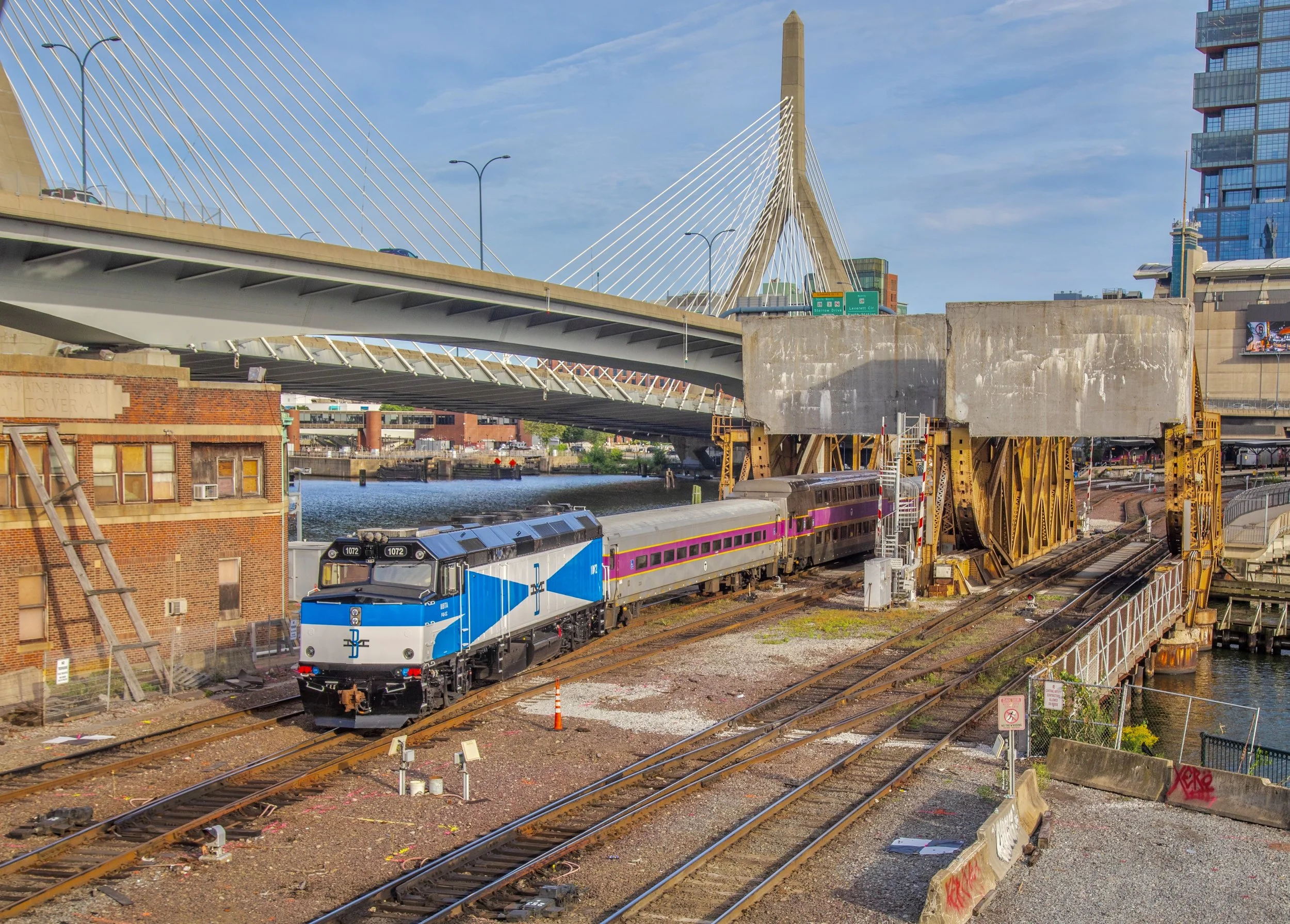 MBTA Honors the B&amp;M with more specialty painted locomotives