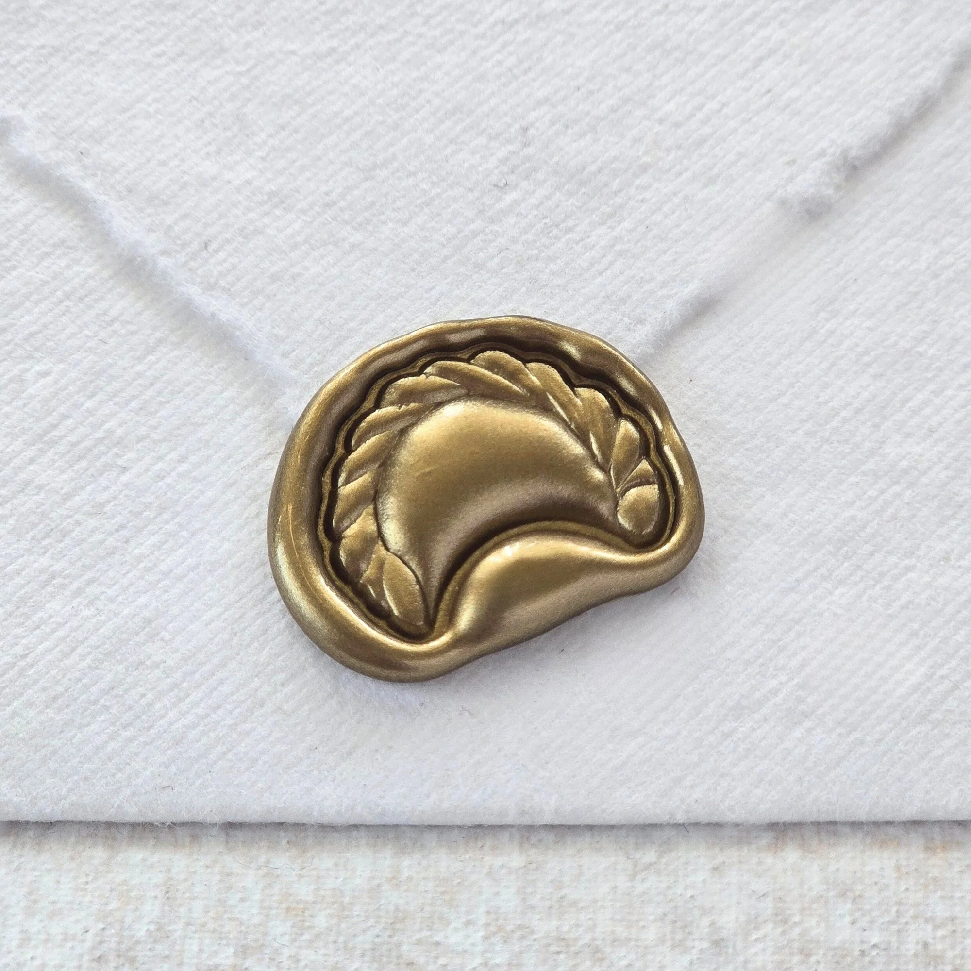 Empanada- Customizable Color- Set of 25 Hand- crafted Wax Seals