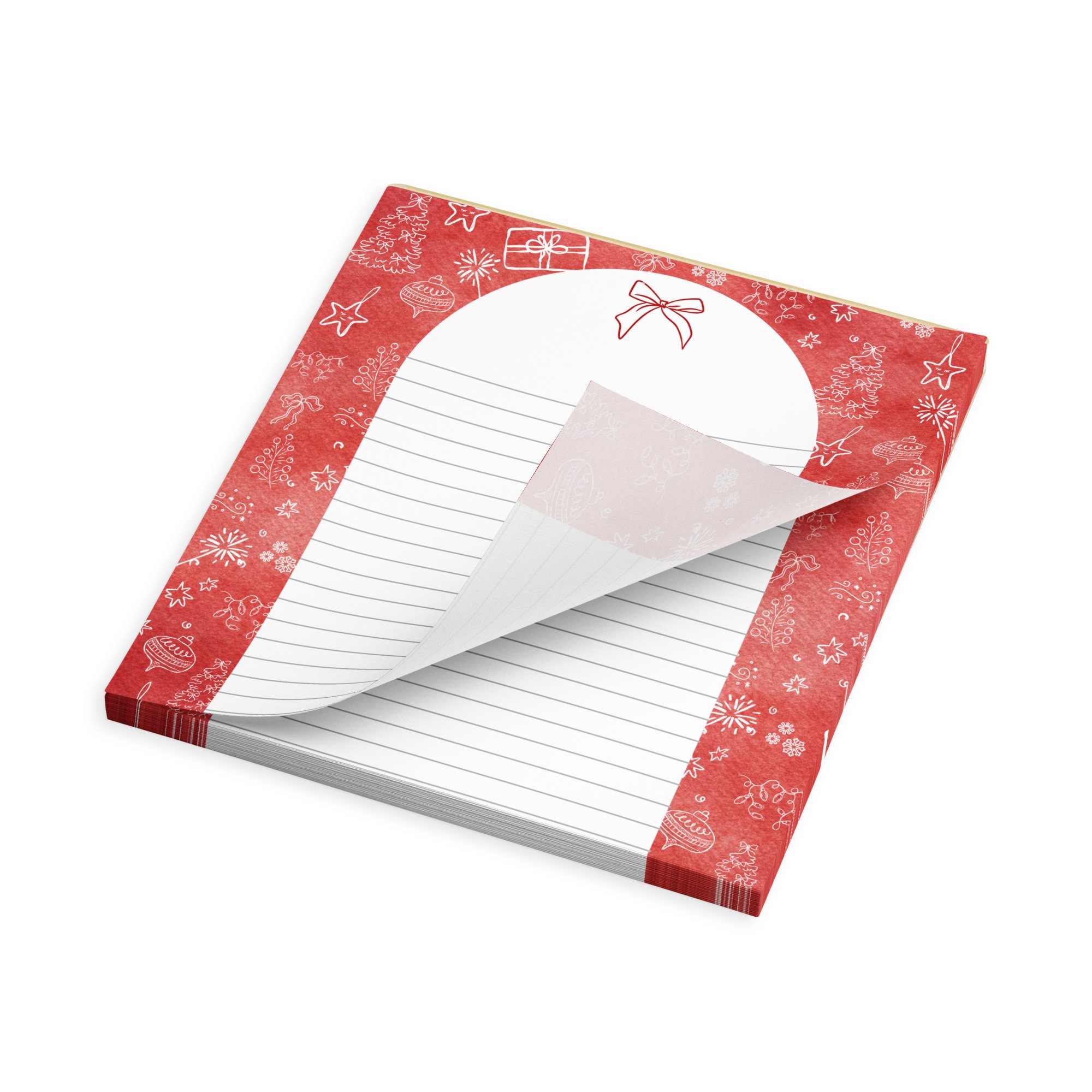 Festive Doodles- 5.5x 6 Notepad