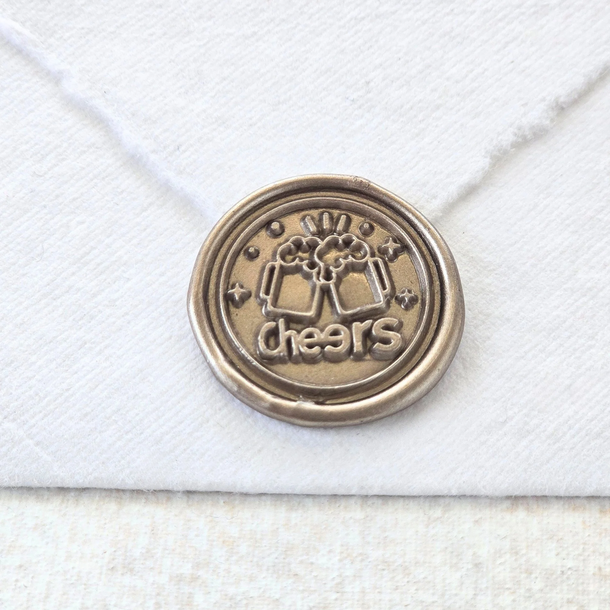 Cheers- Handmade Self-Adhesive Wax Seals