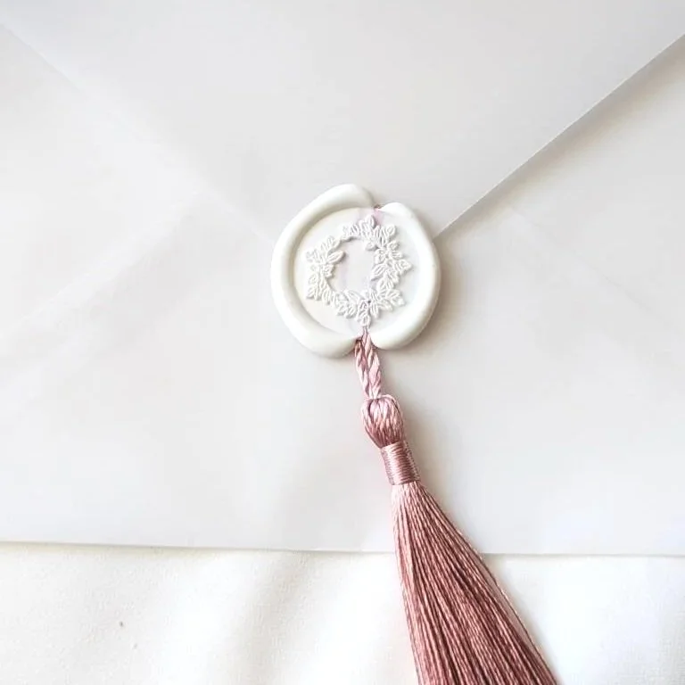 Wax Seal with Tassel Handmade Self-Adhesive Wax Seal Stickers-