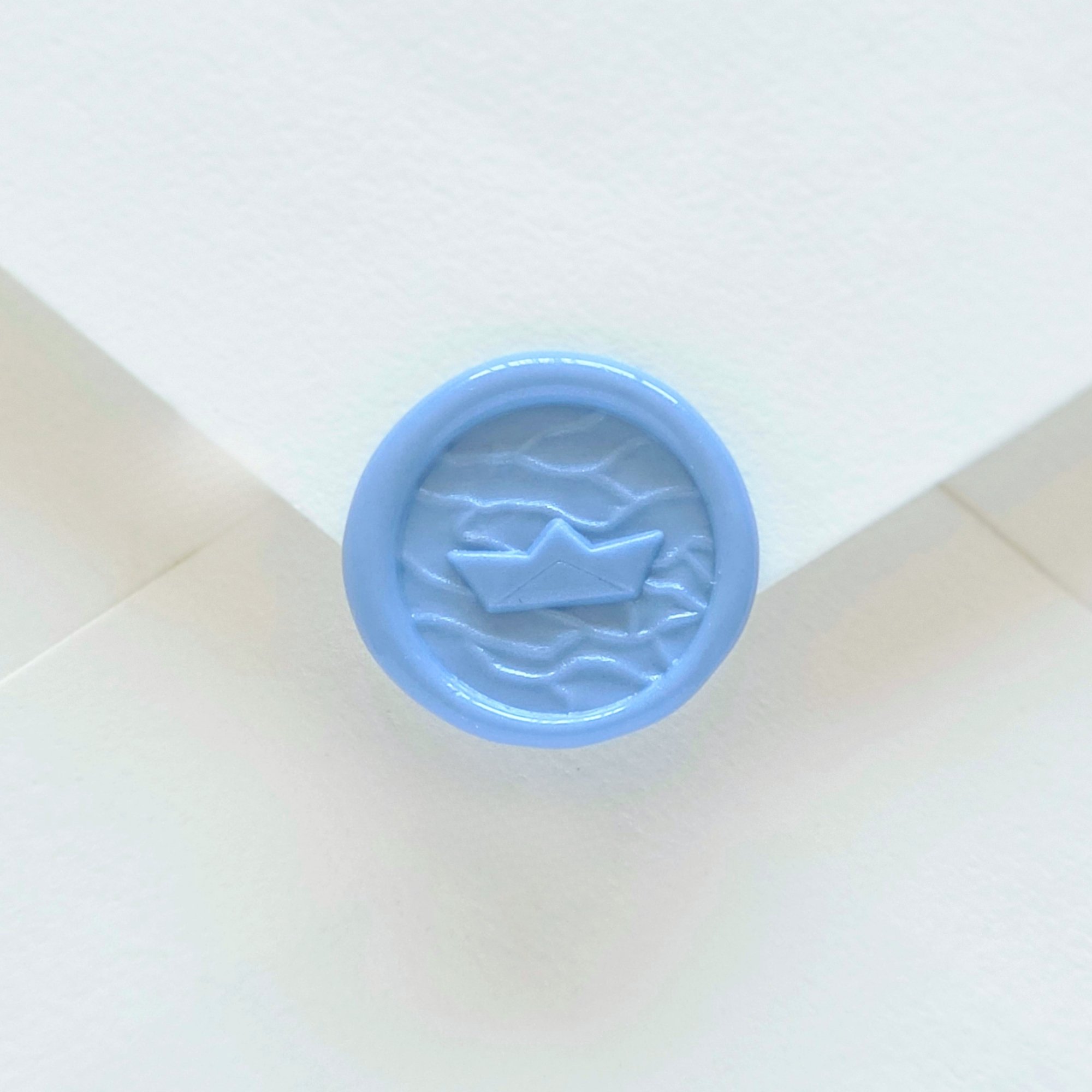 Mini Paper Boat- Handmade Self-Adhesive Wax Seals