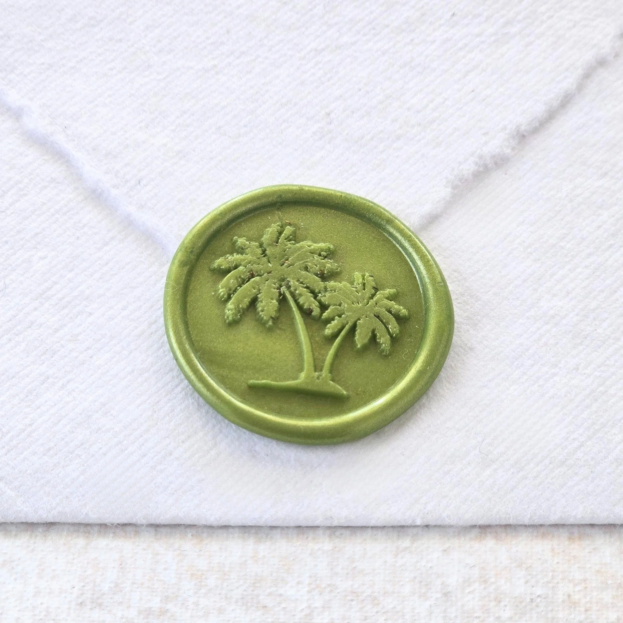 Private Island- Handmade Self-Adhesive Wax Seal Stickers