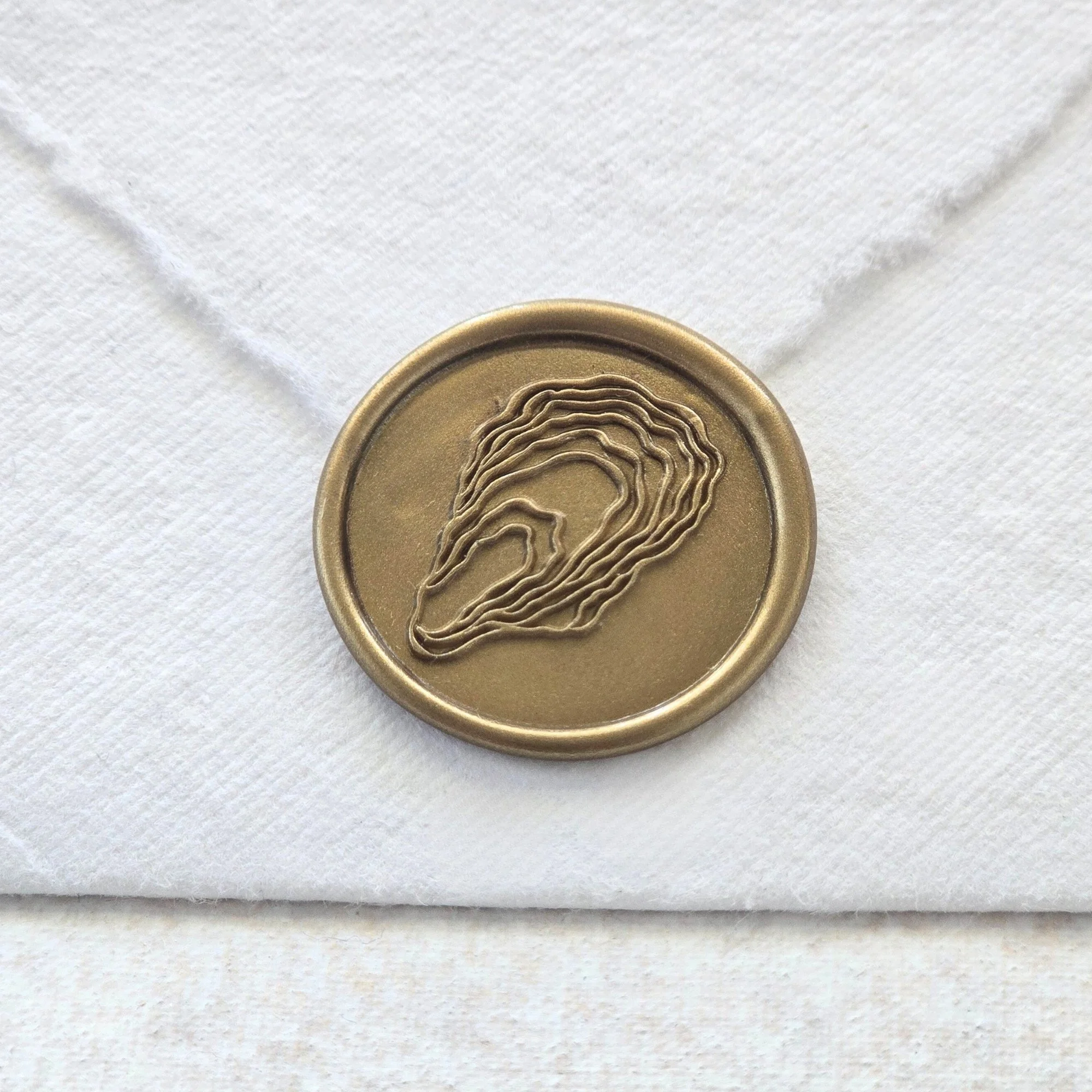 Oyster Handmade Self-Adhesive Wax Seals