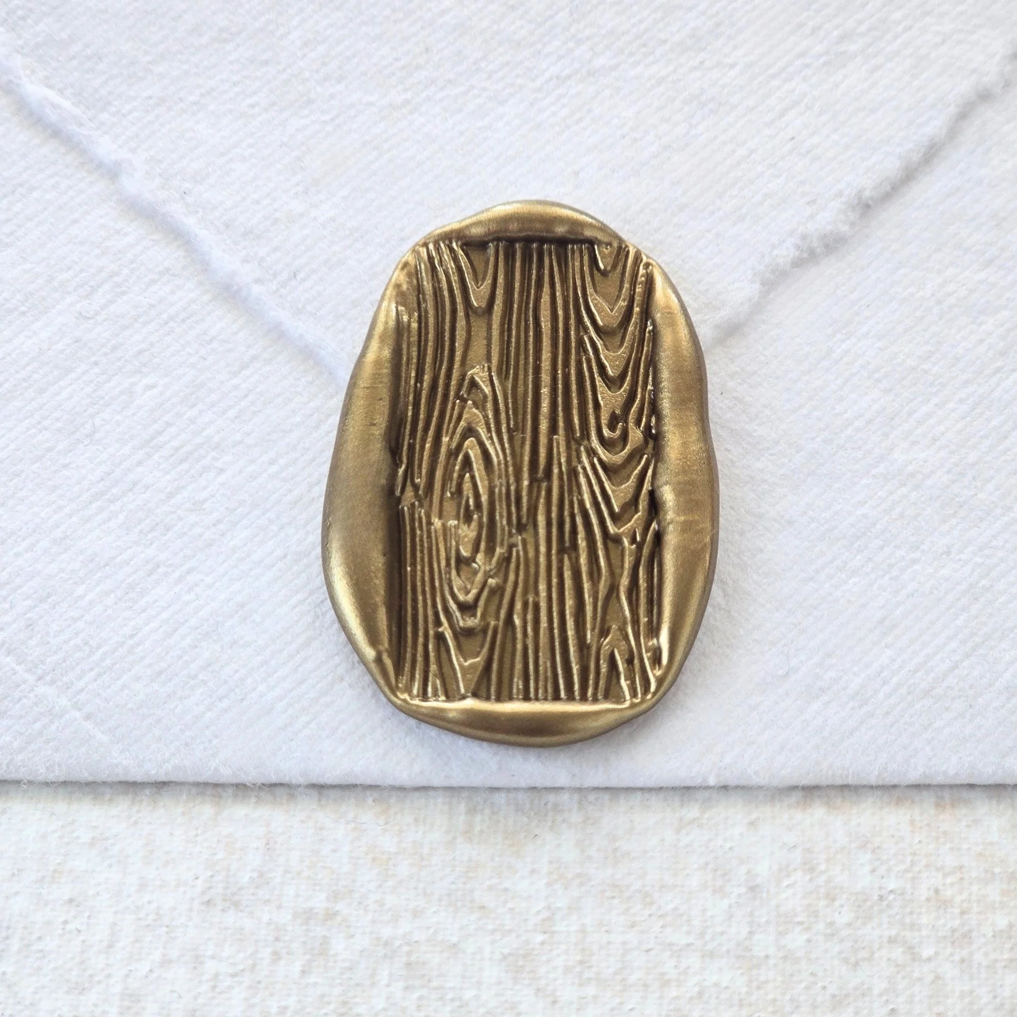 Tree Bark- Handmade Self- Adhesive Wax Seals