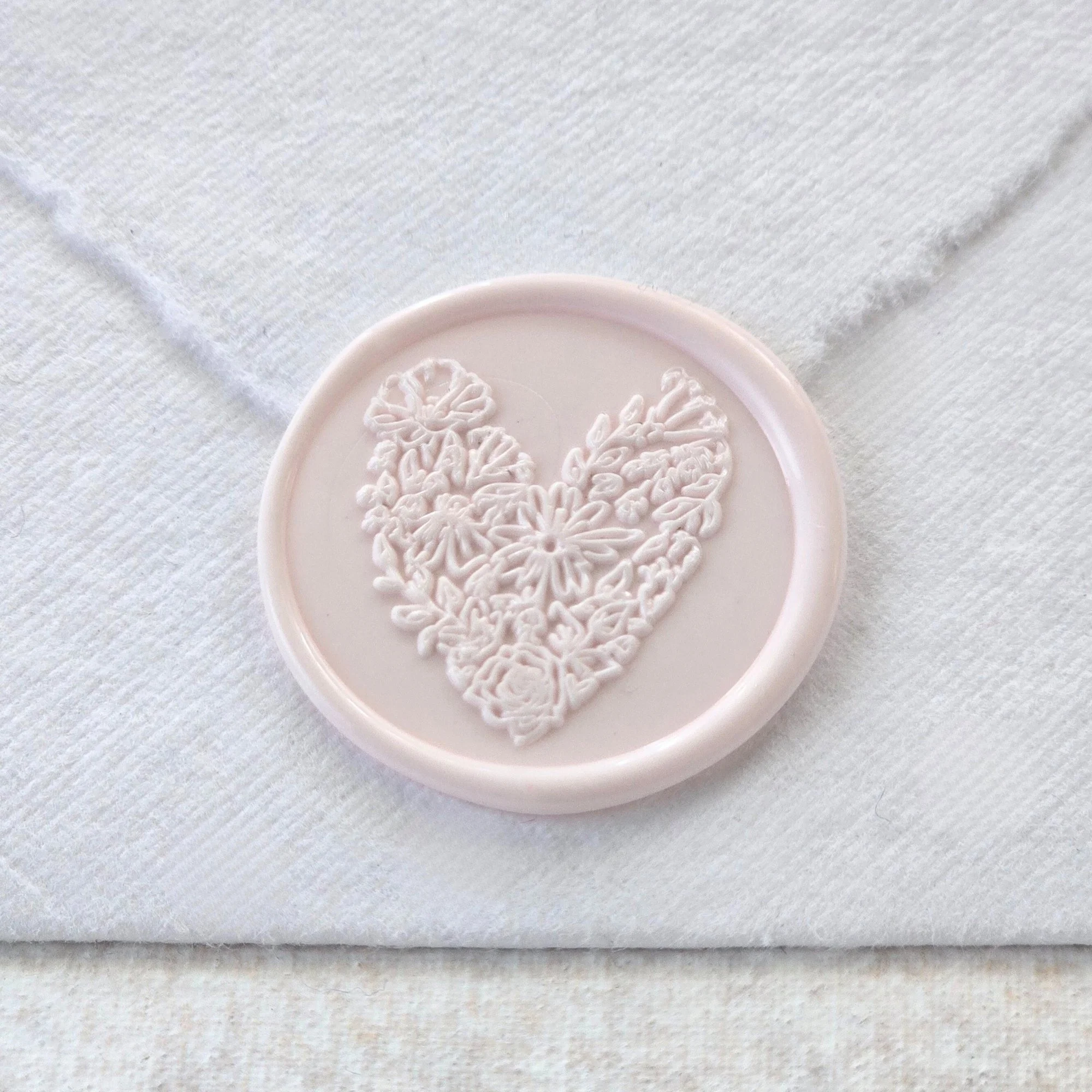 Love is Blooming- Handmade Self- Adhesive Wax Seals