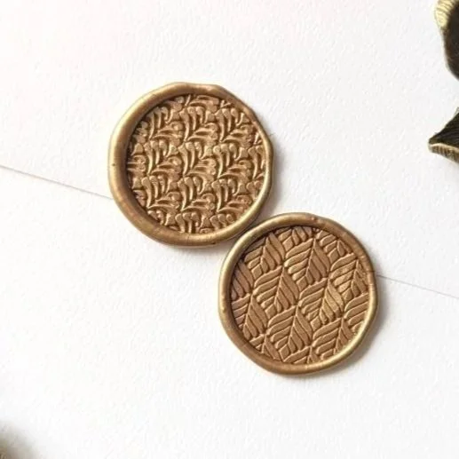 Retro/Vintage Patterns Handmade Self-Adhesive Wax Seal Stickers