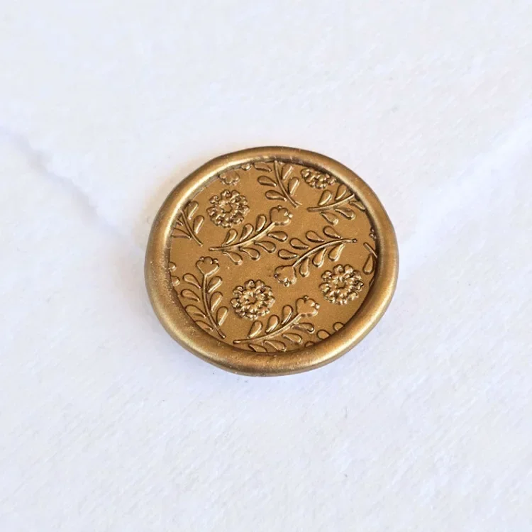 Fiesta- Handmade Self-Adhesive Wax Seals- Customizable Color