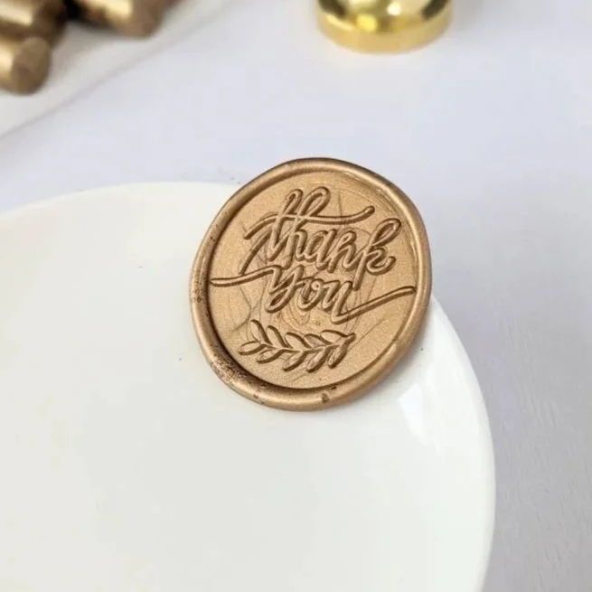 Thank you Handmade Self-Adhesive Wax Seals
