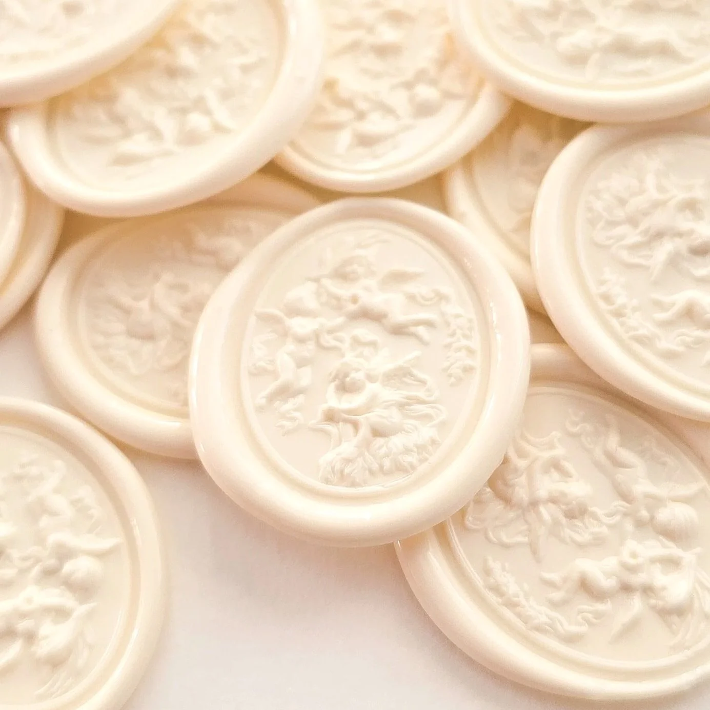 Angels -  Handmade Self-Adhesive Wax Seals