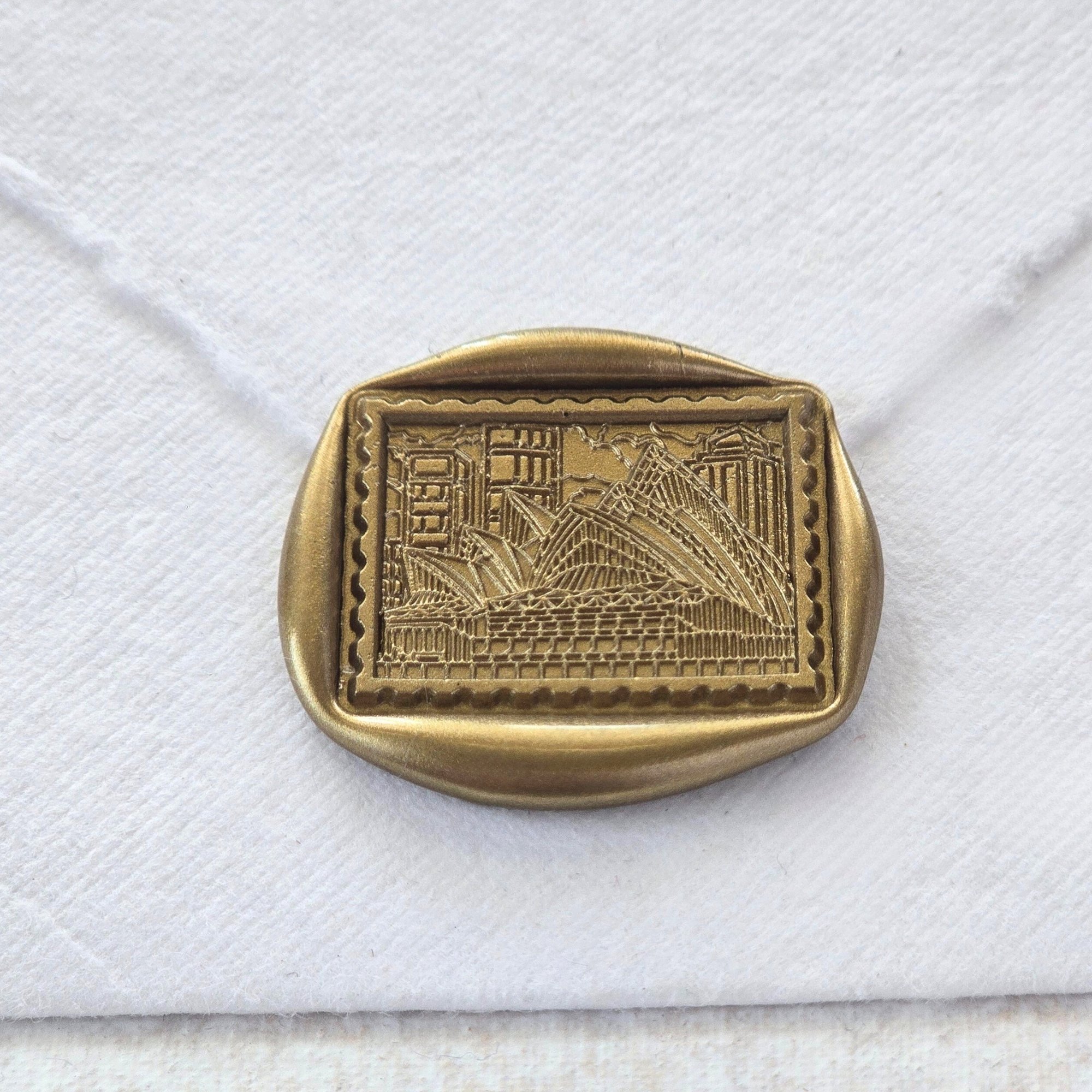 Australia Postcard- Handmade Self-Adhesive Wax Seal Stickers