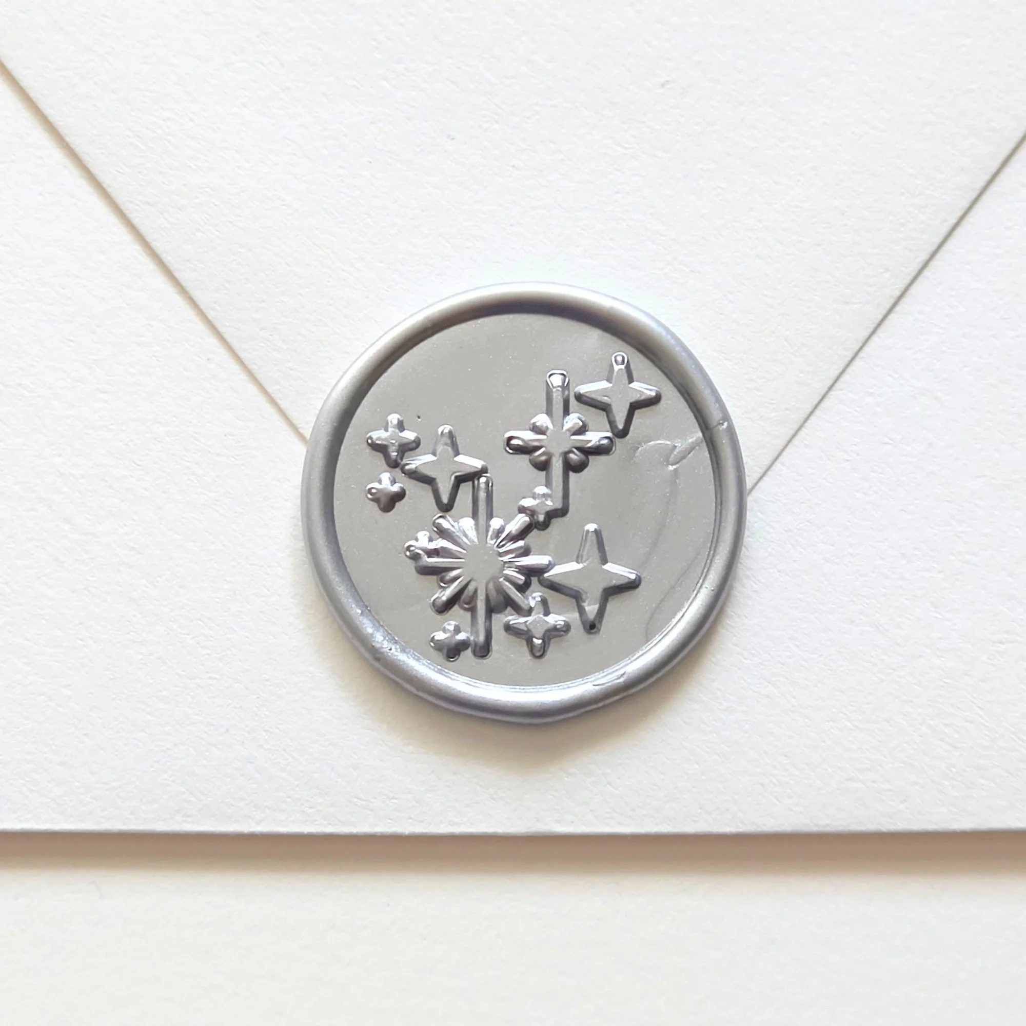 Stardust- Handmade Self-adhesive Wax Seals