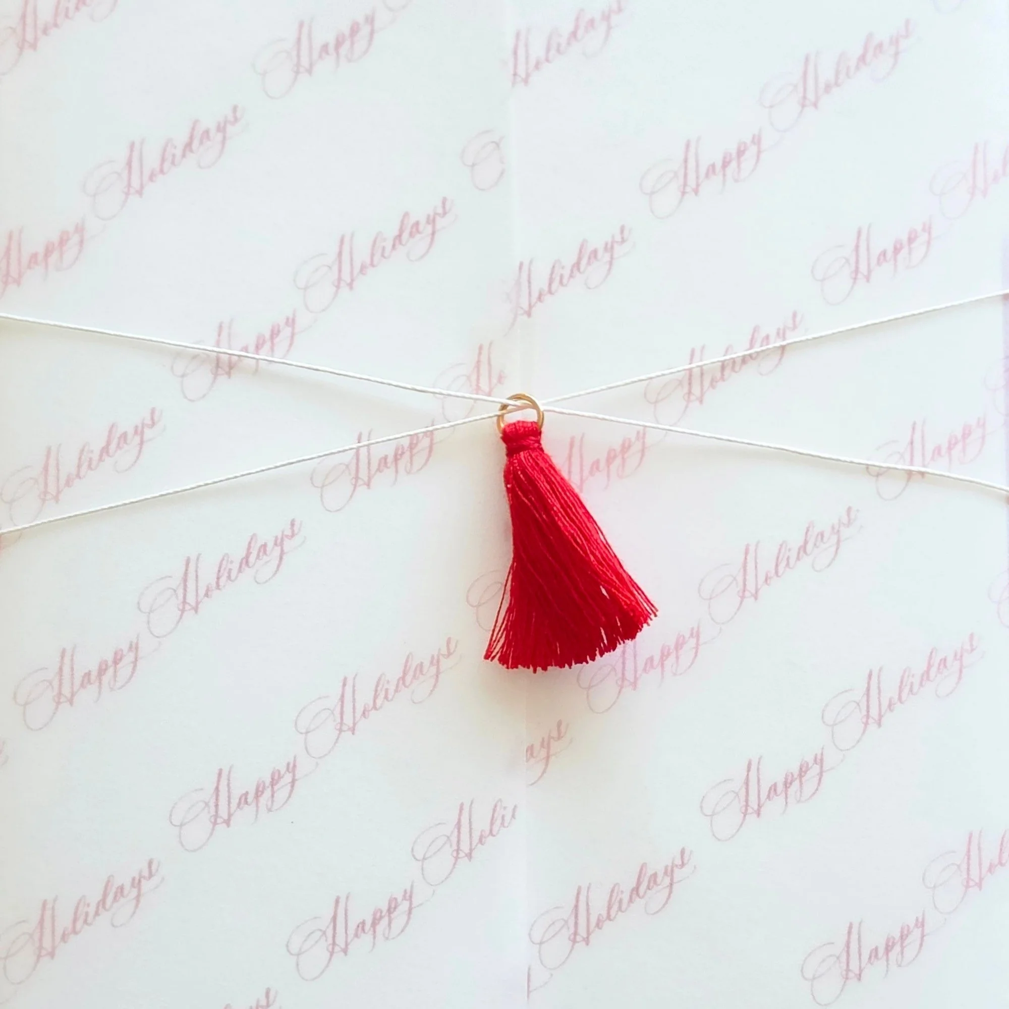 Linen Thread and Mini Tassel Belly Band- Set of 25
