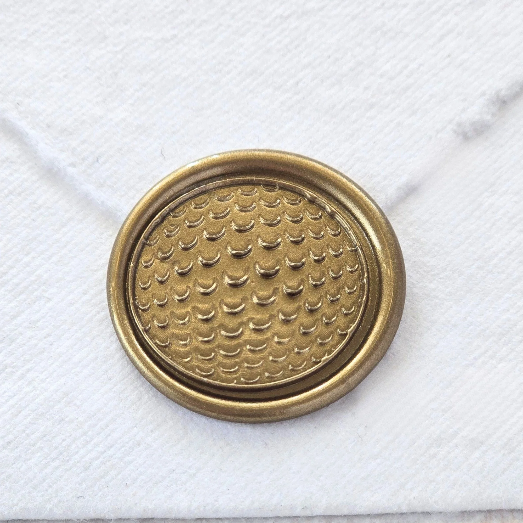Golf Ball- Handmade Self-Adhesive Wax Seal Stickers