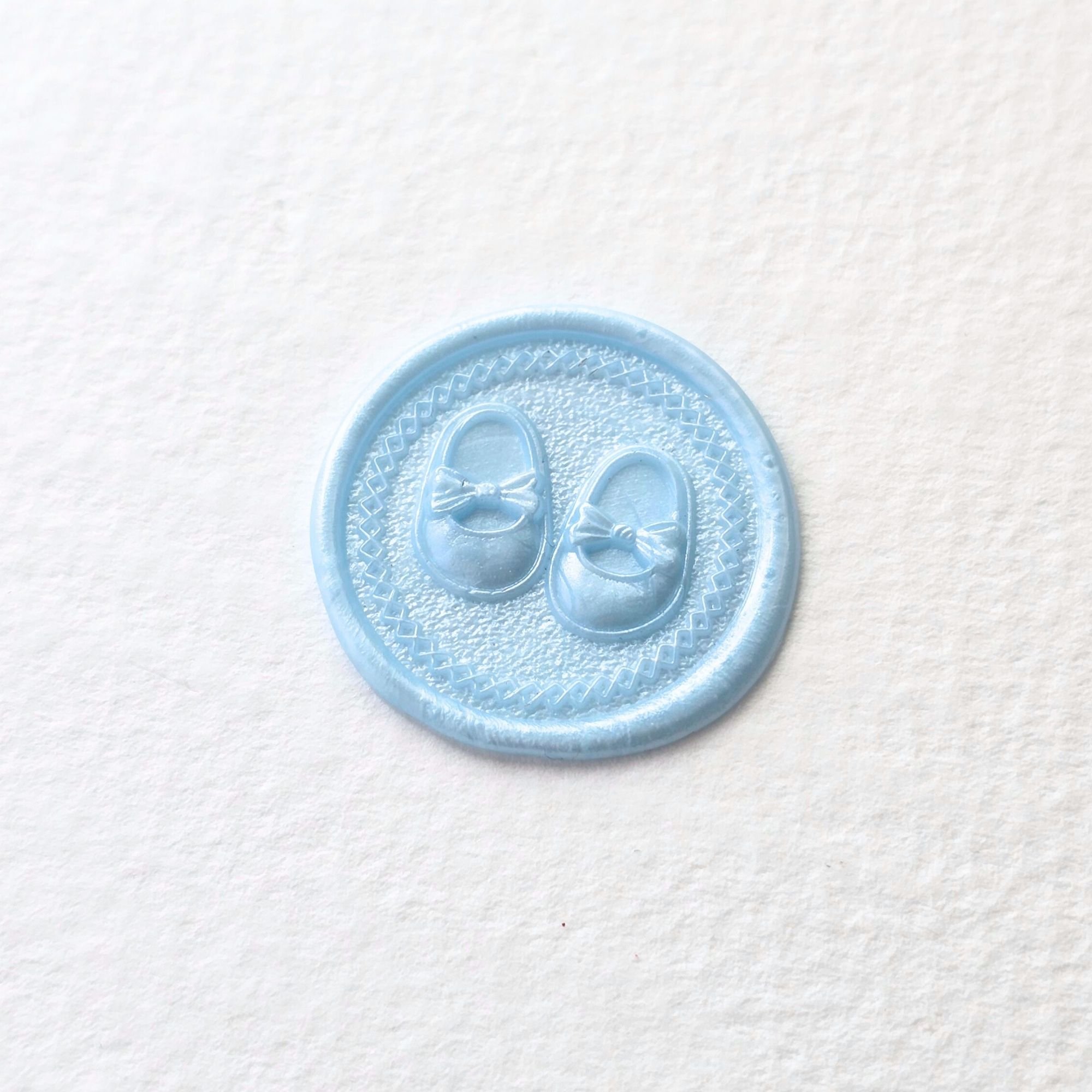 Baby Booties- Handmade Self- Adhesive Wax Seals