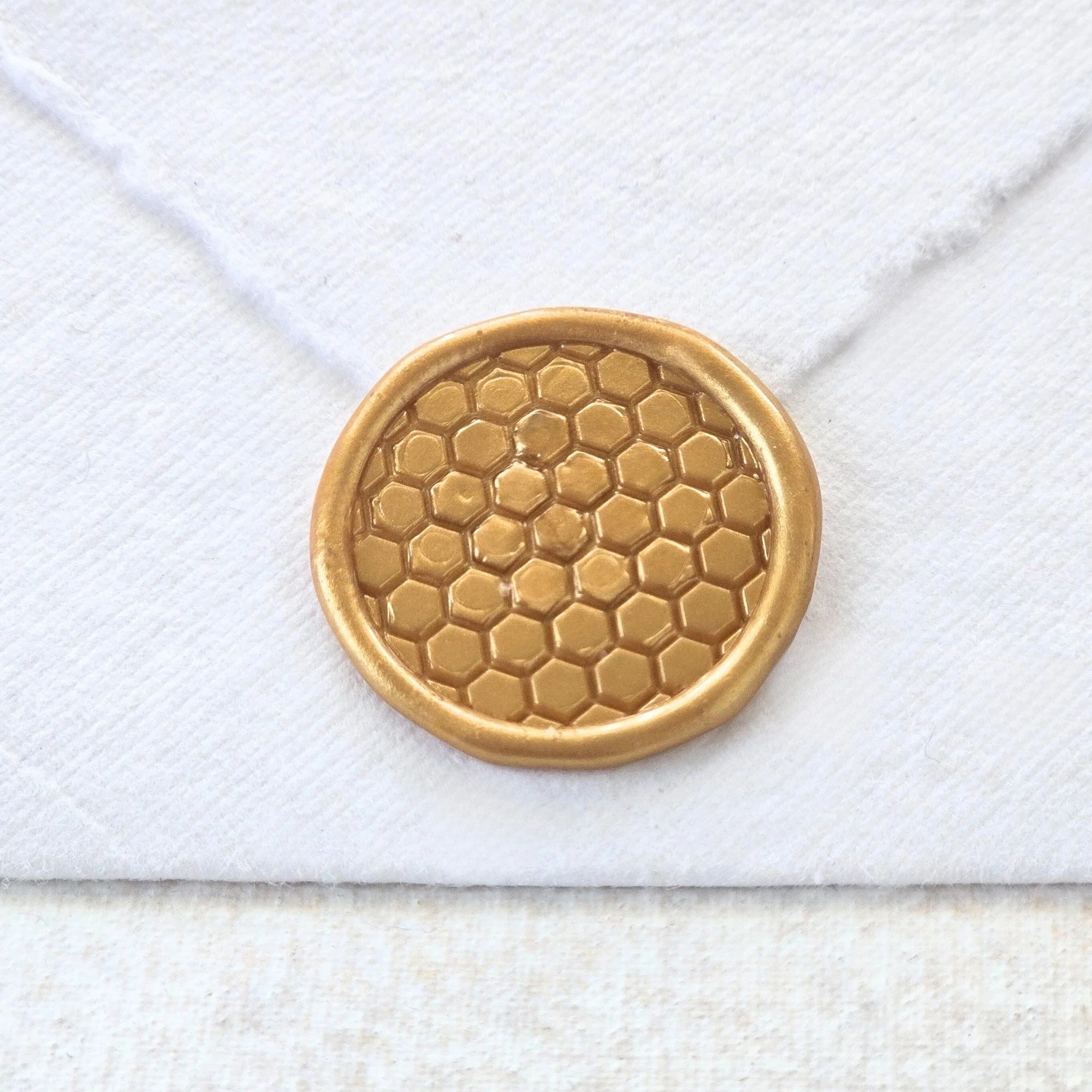 Honeycomb- Handmade Self- Adhesive Wax Seals