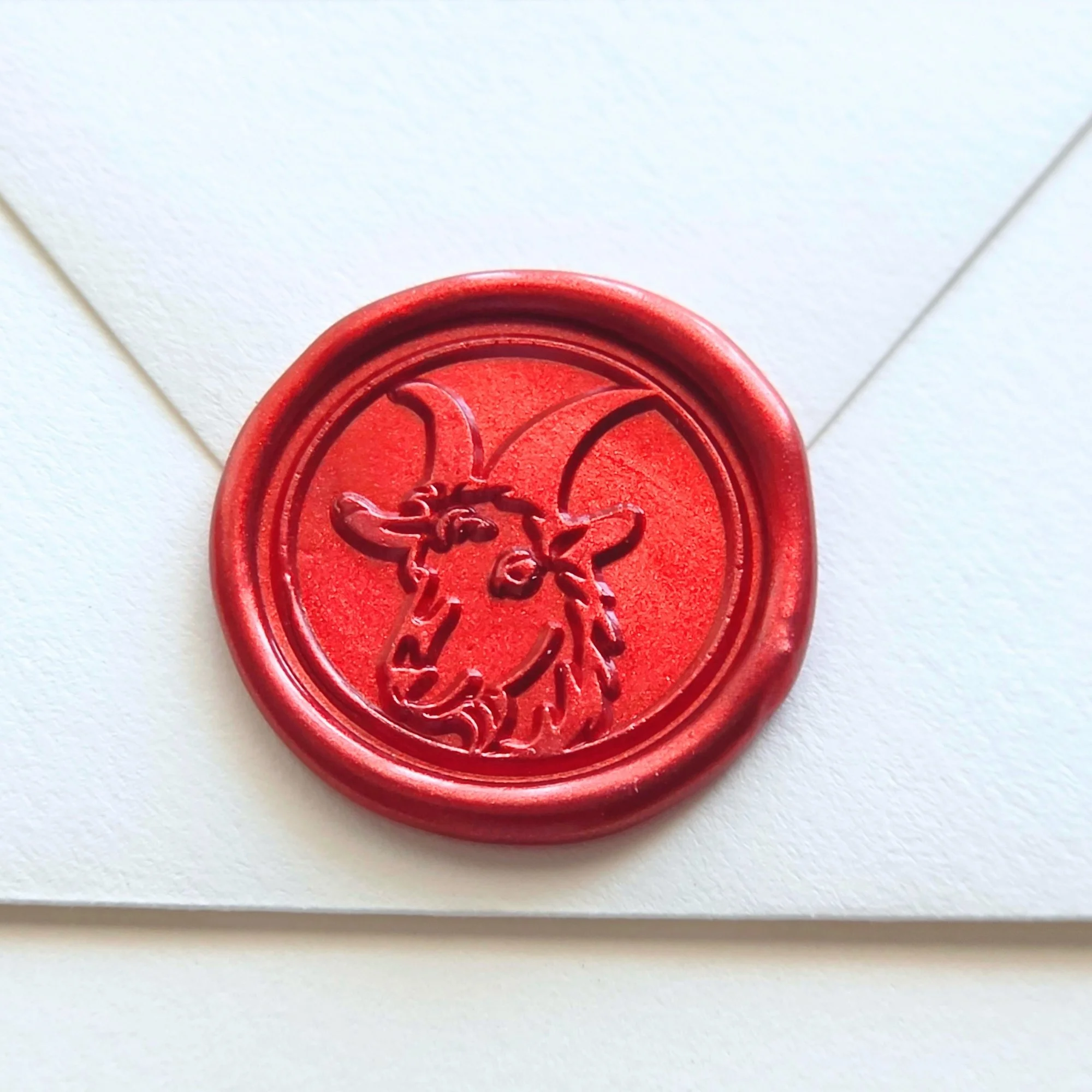 Goat Handmade Self-Adhesive Wax Seals